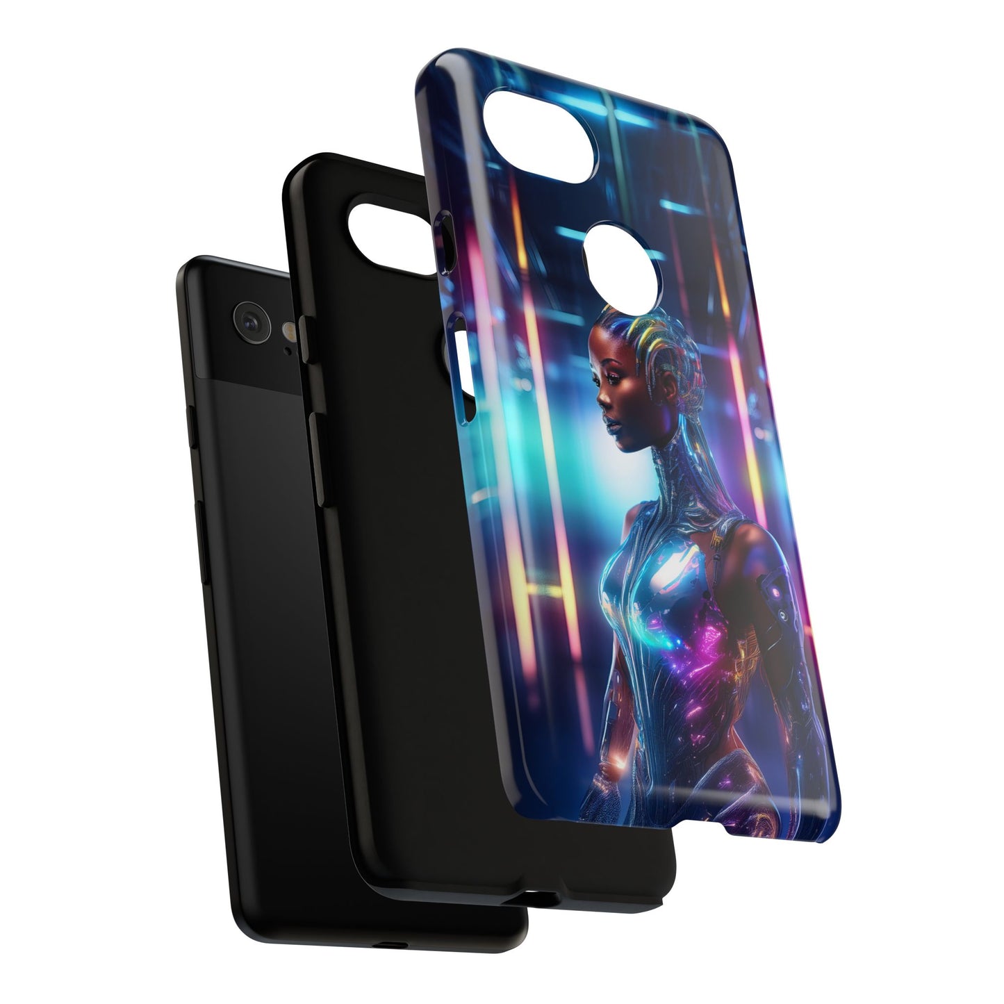 Futuristic Human Android Hybrid Cell Phone Case 014