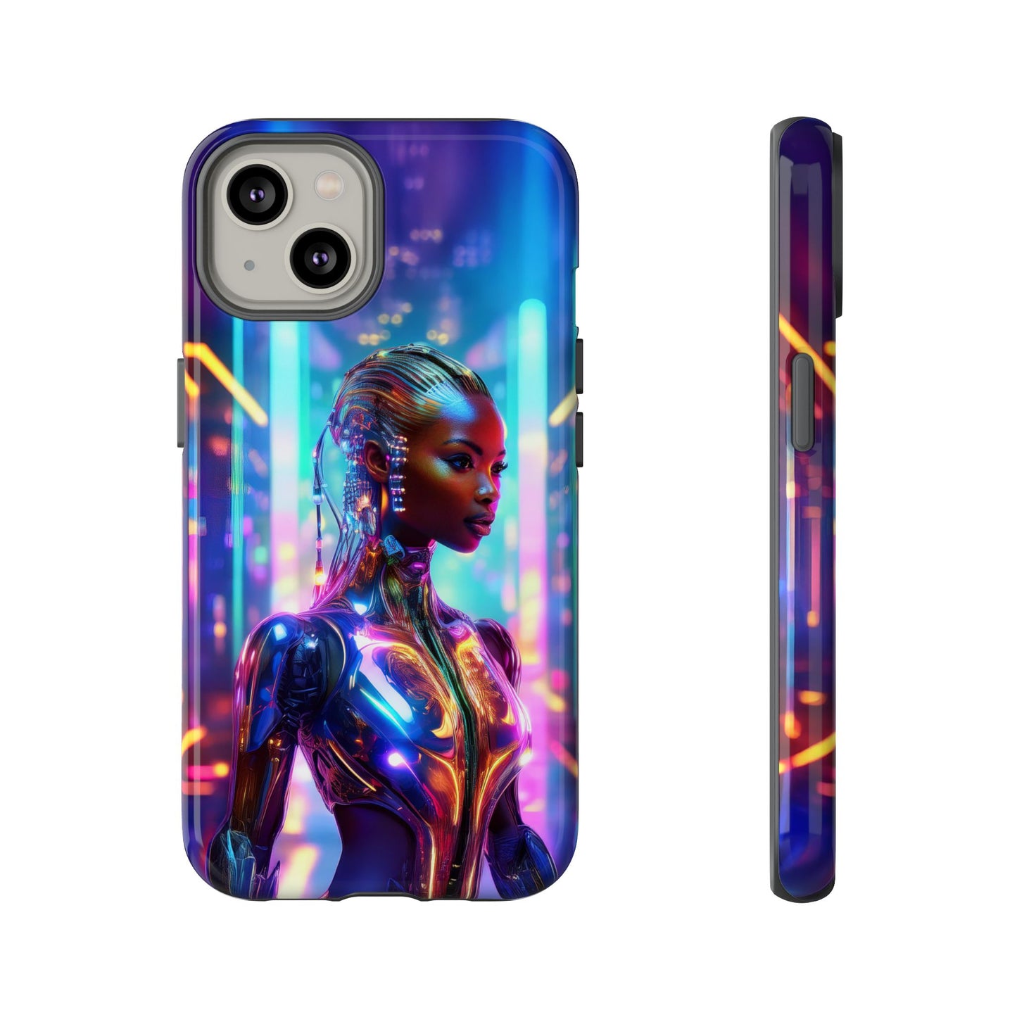 Futuristic Human Android Hybrid Cell Phone Case 018