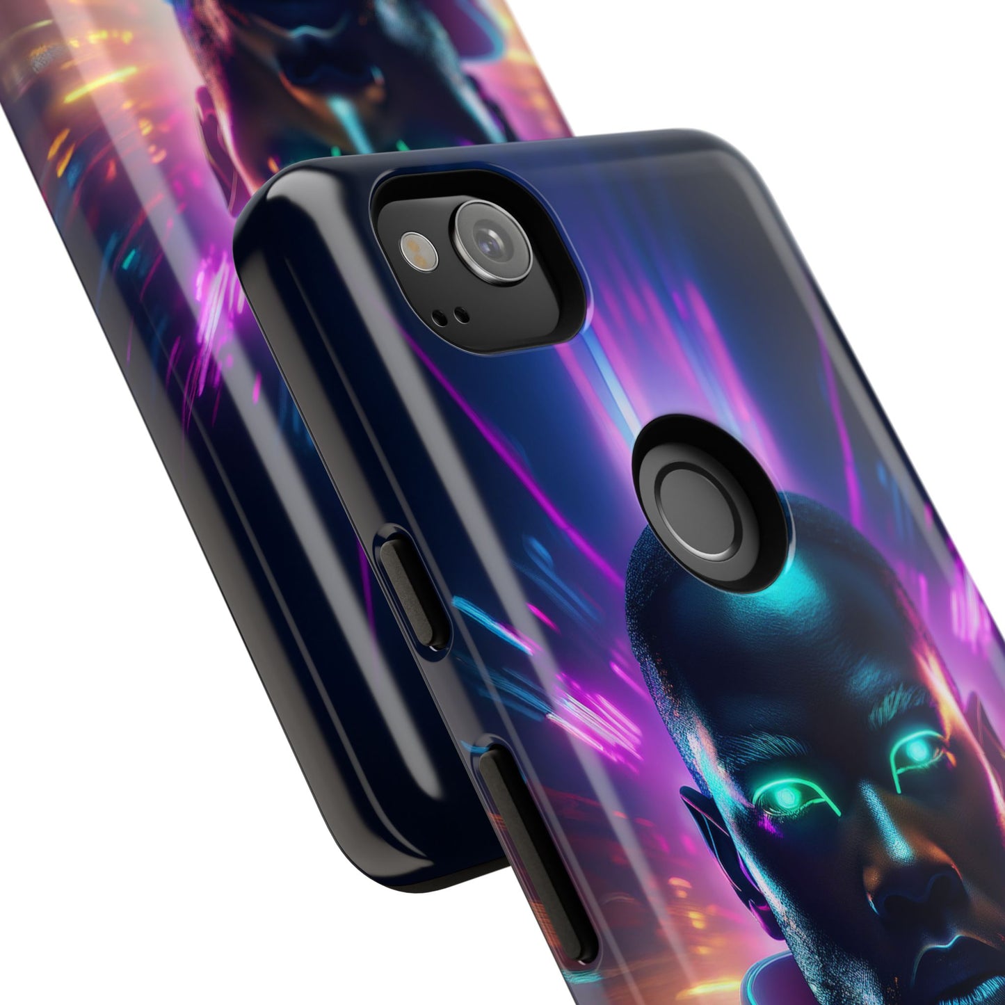 Futuristic Cyberpunk Male Cell Phone Case 022