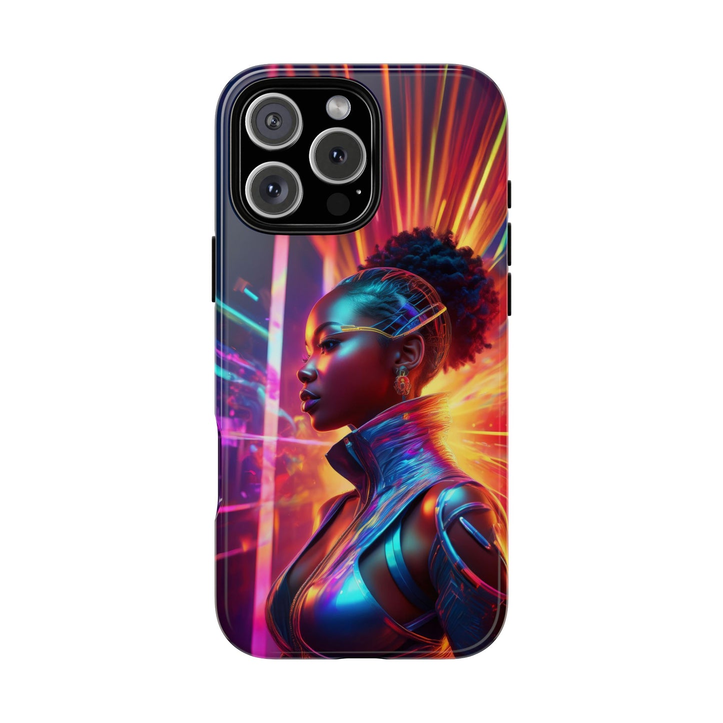 Futuristic Cyberpunk Female Cell Phone Case 001