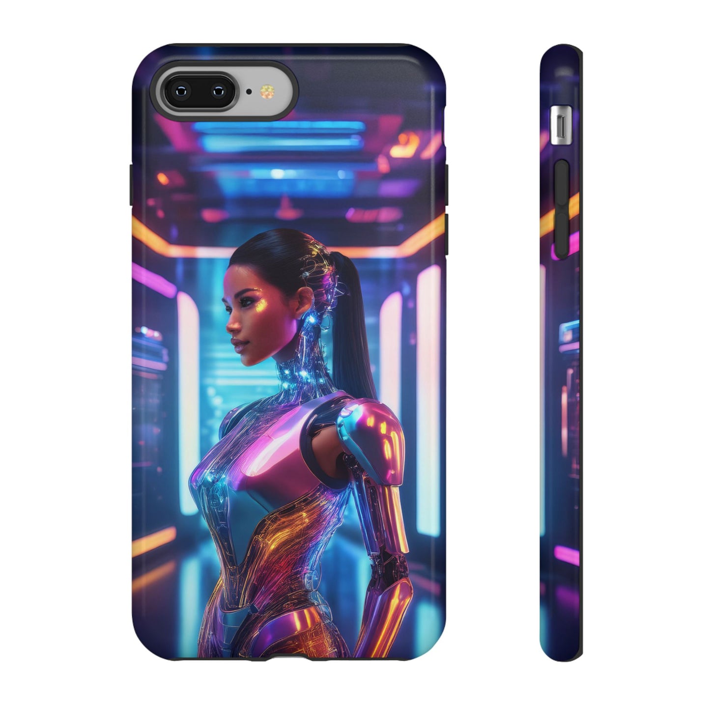 Futuristic Human Android Hybrid Cell Phone Case 016