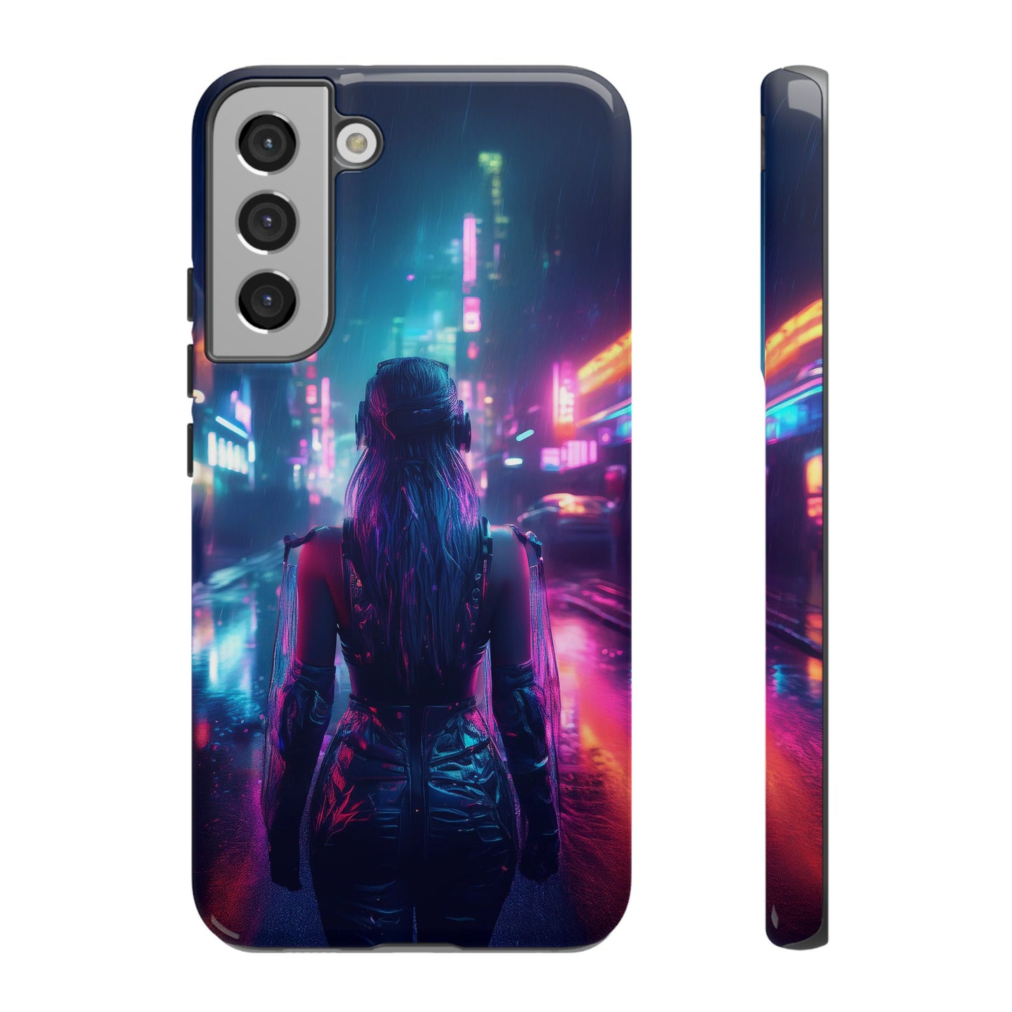 Futuristic Cyberpunk Female Cell Phone Case 032