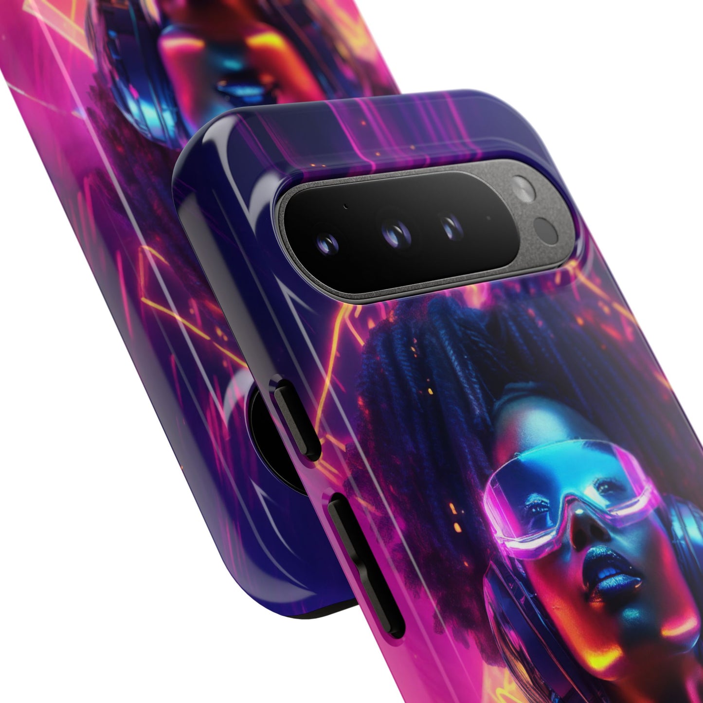 Futuristic Cyberpunk Female Cell Phone Case 030