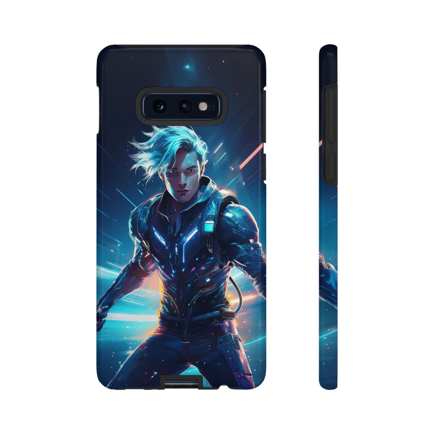 Futuristic Cyberpunk Male Cell Phone Case 024