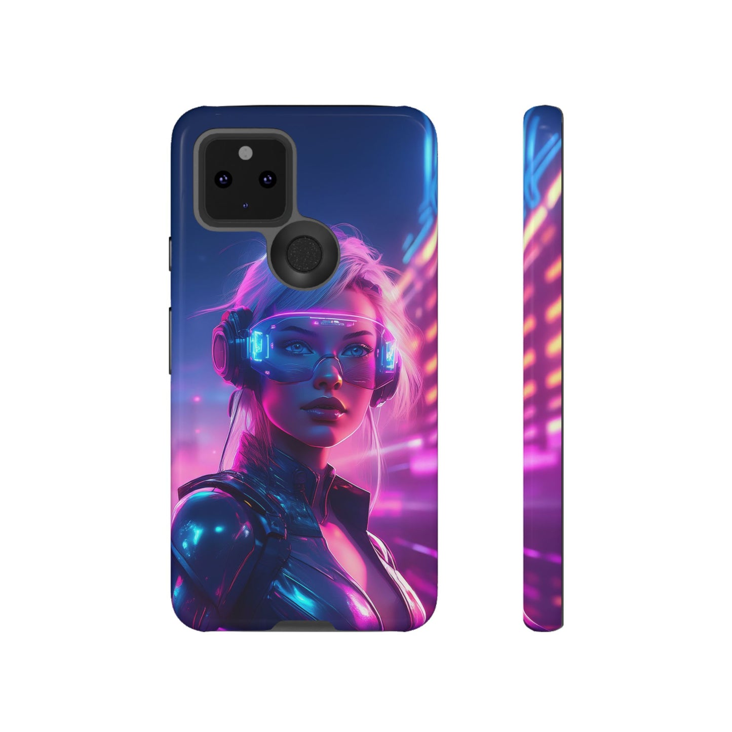 Futuristic Cyberpunk Female Cell Phone Case 029