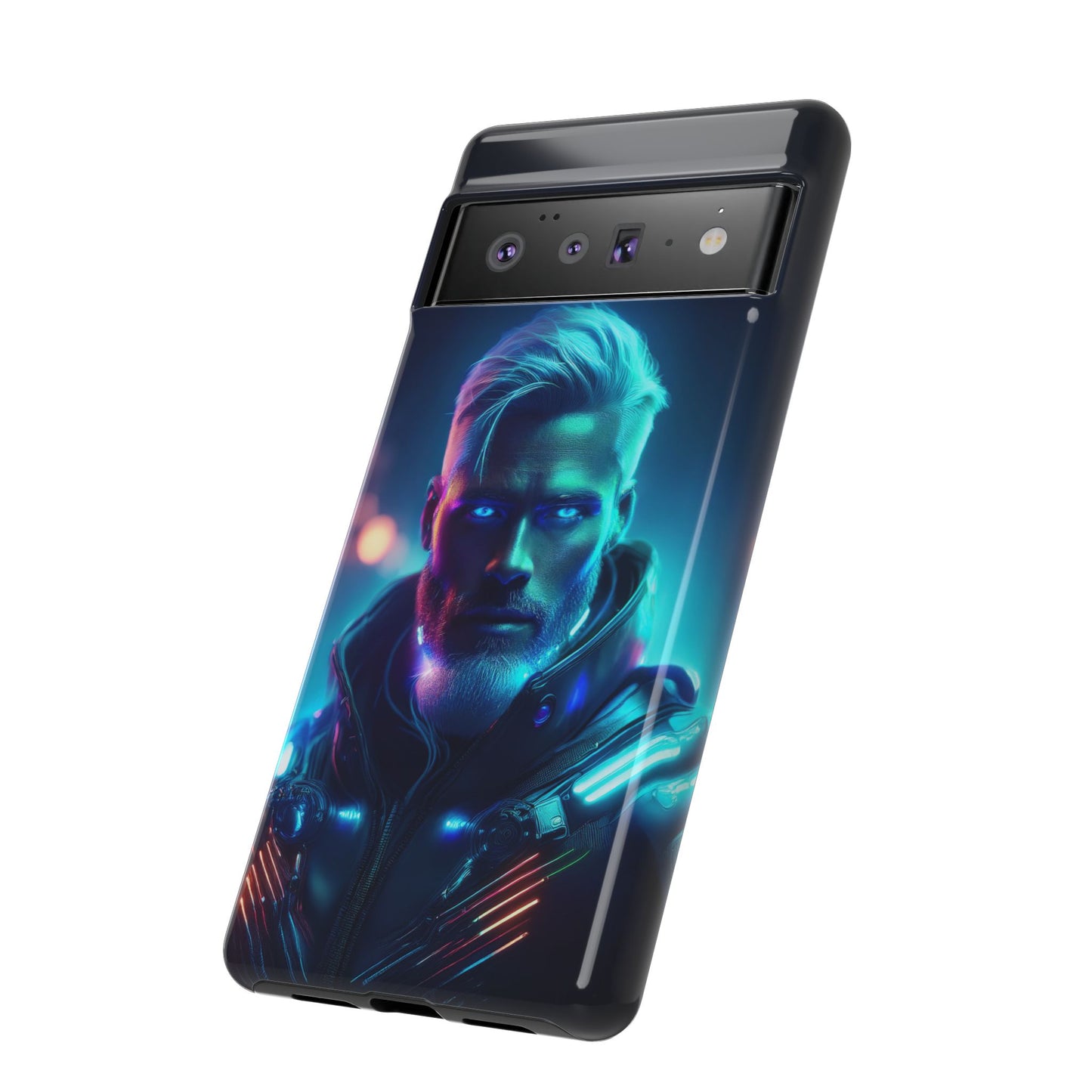 Futuristic Cyberpunk Male Cell Phone Case 023