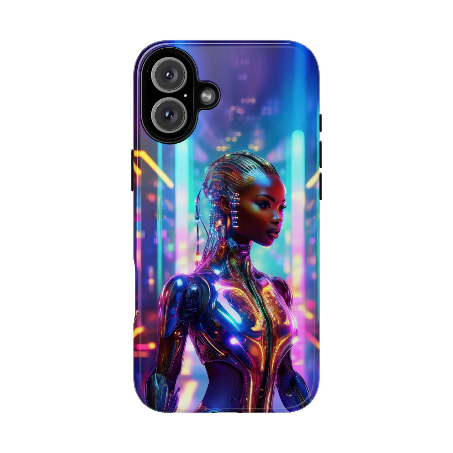 Futuristic Human Android Hybrid Cell Phone Case 018