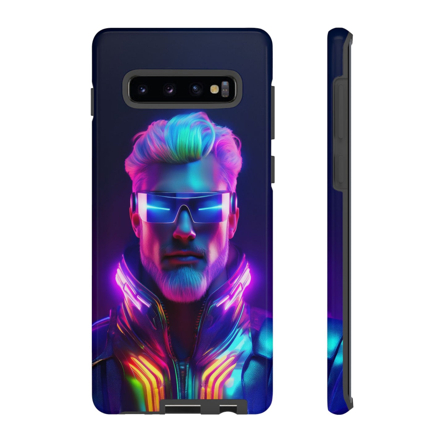 Futuristic Cyberpunk Male Cell Phone Case 026