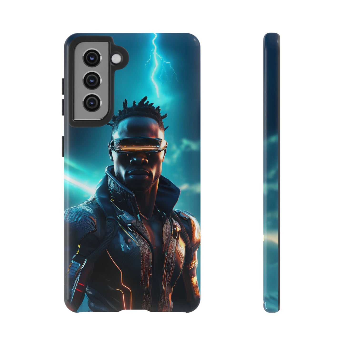 Futuristic Cyberpunk Male Cell Phone Case 014