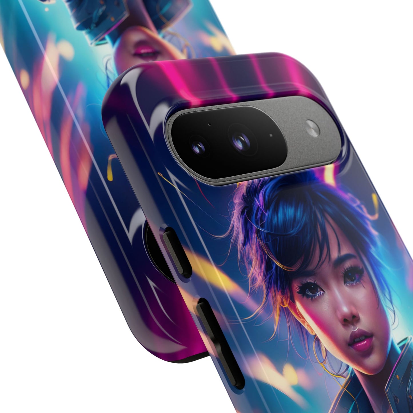 Futuristic Cyberpunk Female Cell Phone Case 024