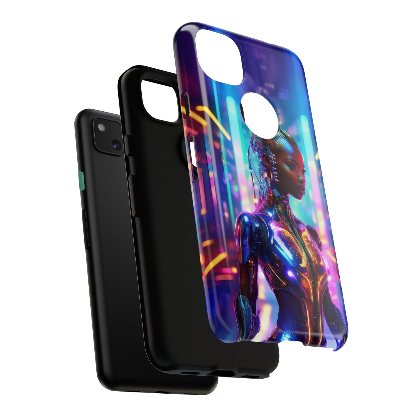 Futuristic Human Android Hybrid Cell Phone Case 018