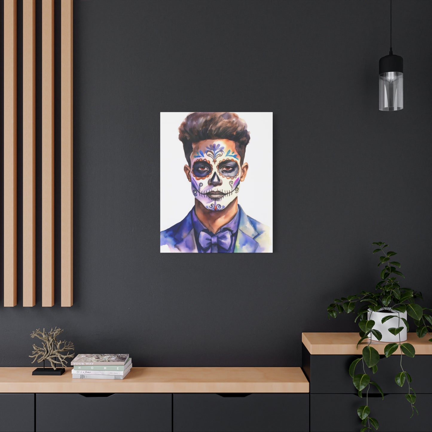 Dia de los Muertos Canvas Art | Day of the Dead - Stretched Matte Wall Decor 013