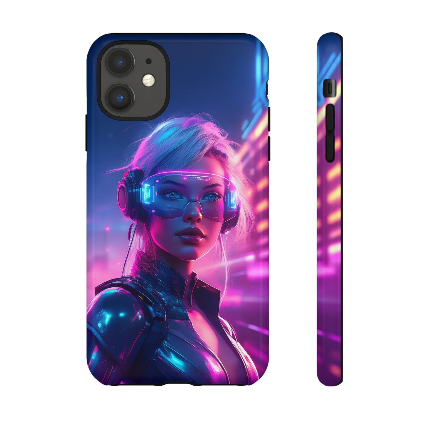 Futuristic Cyberpunk Female Cell Phone Case 029