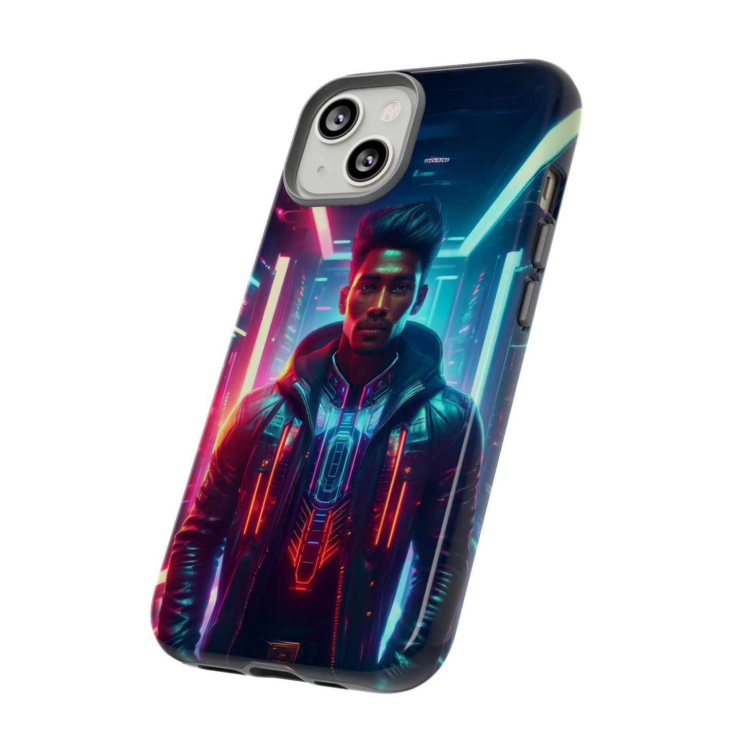 Futuristic Cyberpunk Male Cell Phone Case 001