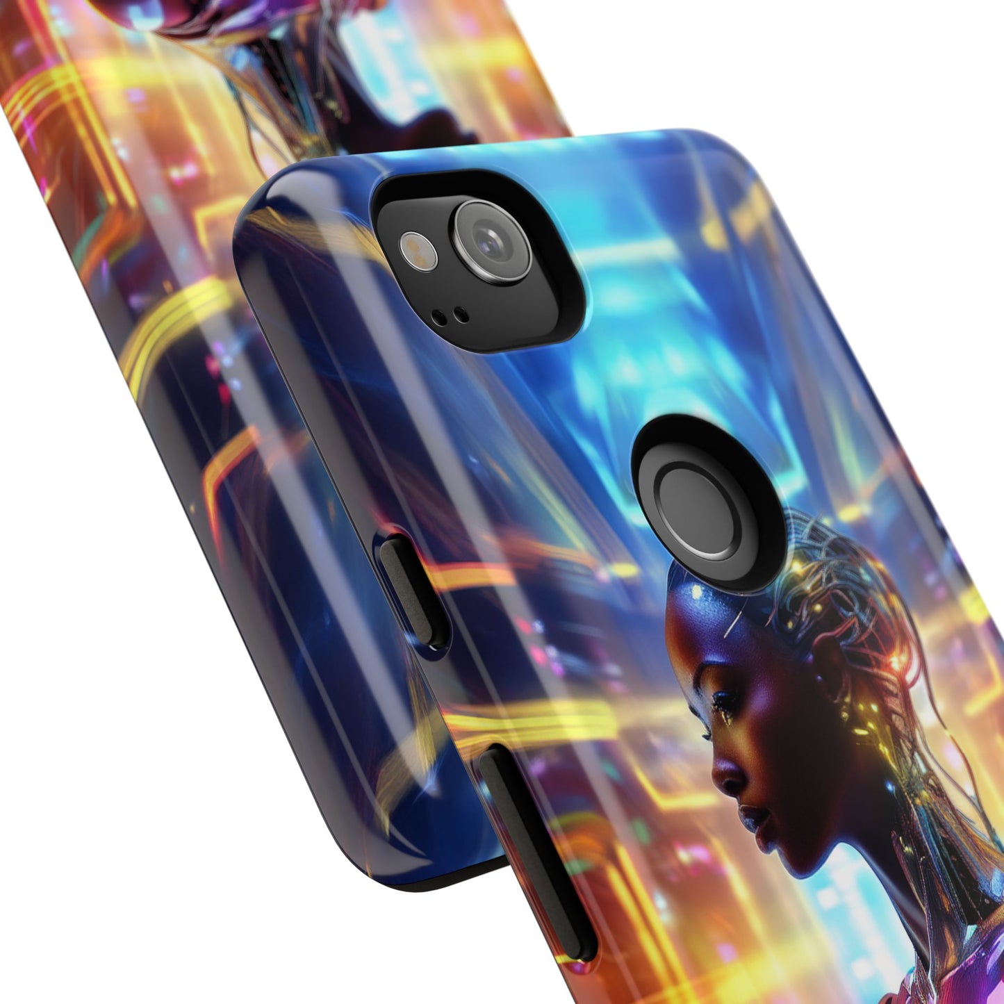 Futuristic Human Android Hybrid Cell Phone Case 011