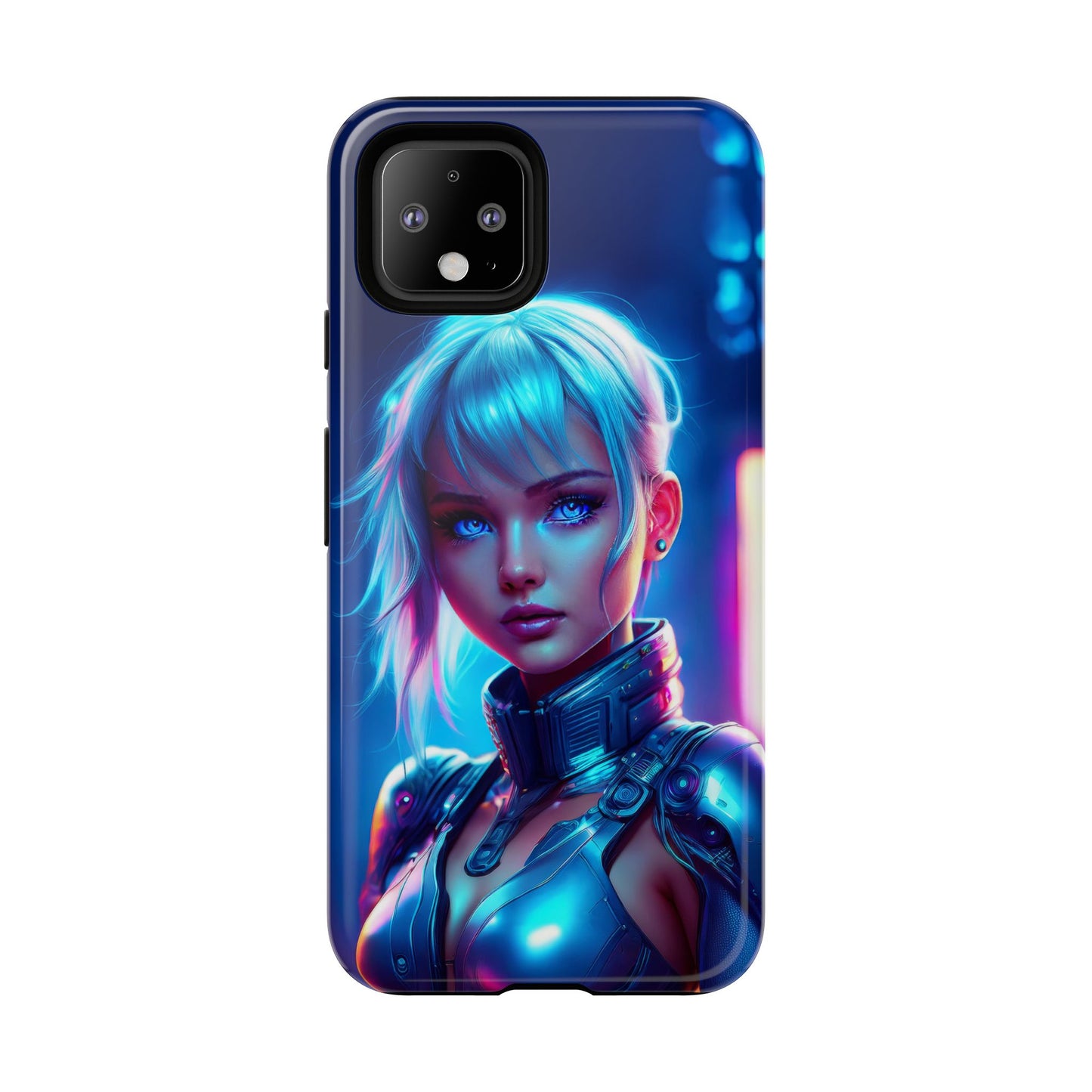 Futuristic Cyberpunk Female Cell Phone Case 013