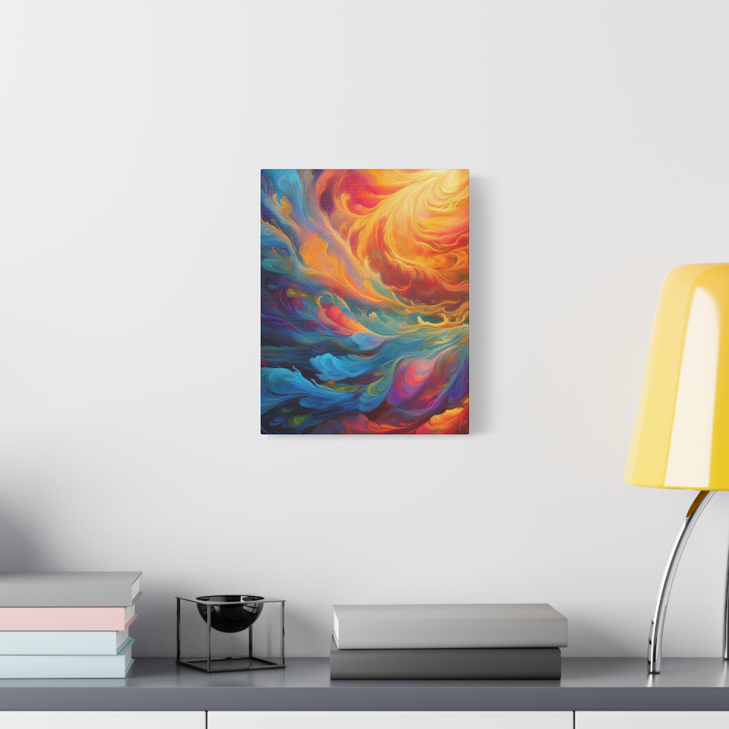 Fury of the Gods - Natures Wrath Abstract Canvas Art - 1.25" Stretched Wall Decor