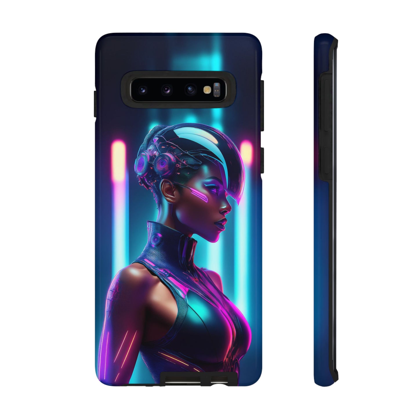 Futuristic Cyberpunk Female Cell Phone Case 021