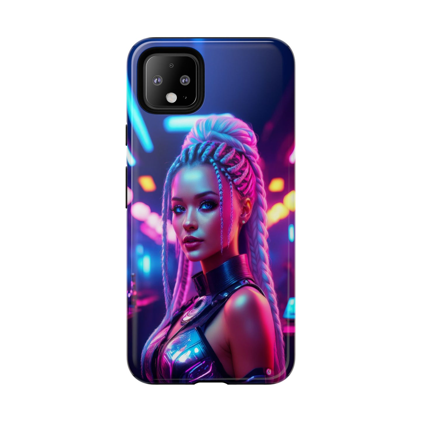 Futuristic Cyberpunk Female Cell Phone Case 007