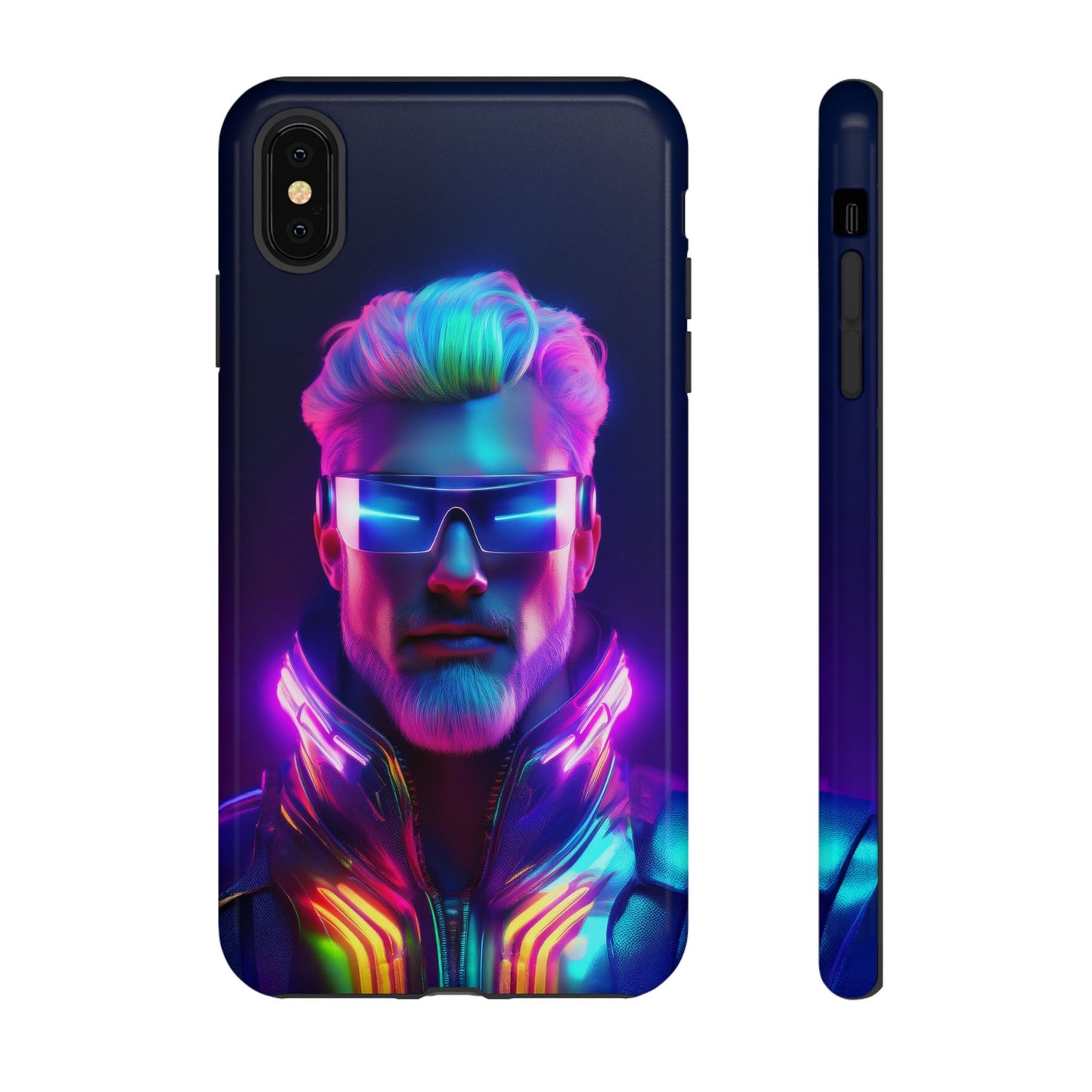 Futuristic Cyberpunk Male Cell Phone Case 026