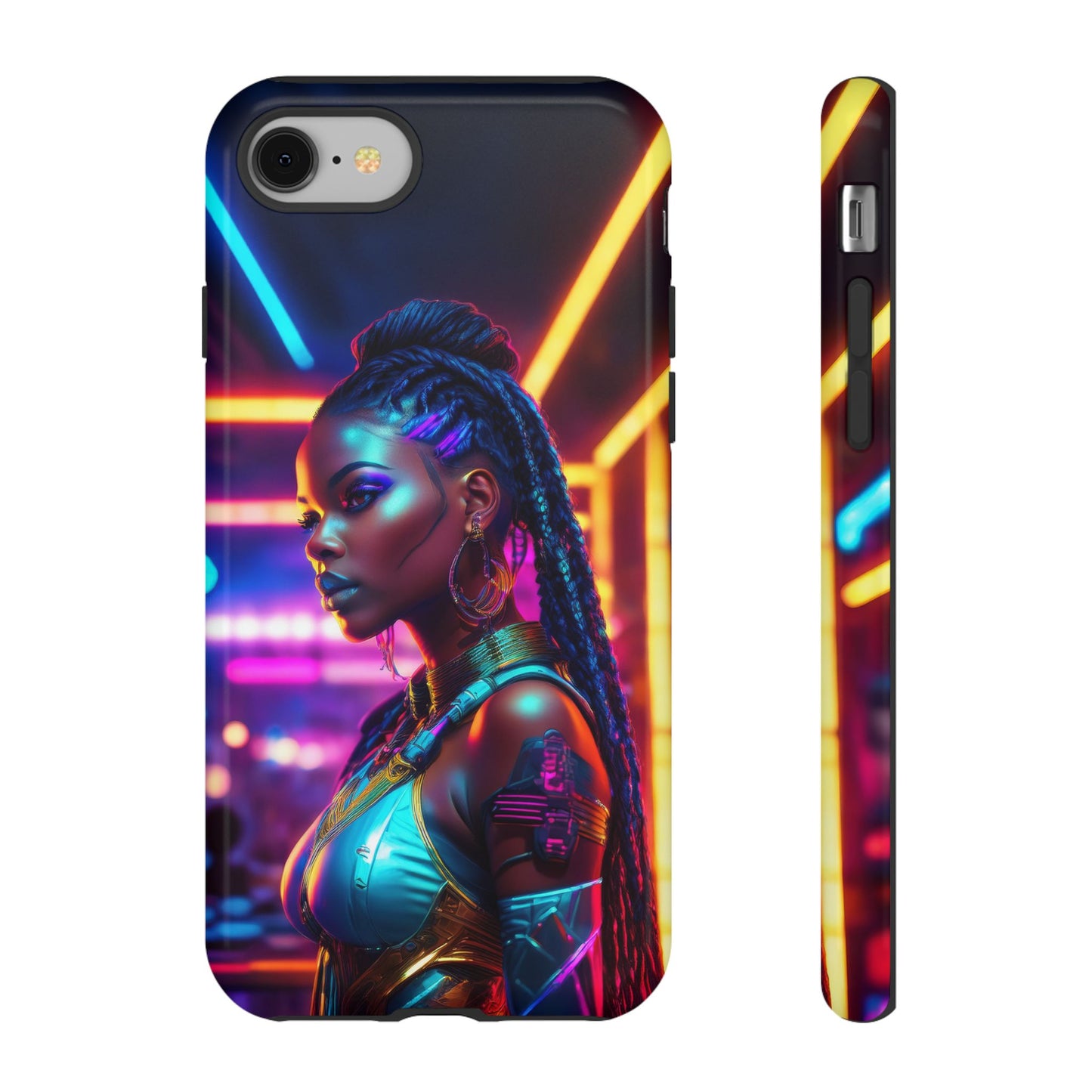 Futuristic Cyberpunk Female Cell Phone Case 006