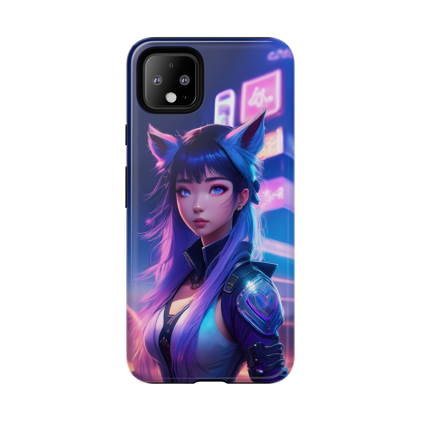 Futuristic Cyberpunk Female Cell Phone Case 010