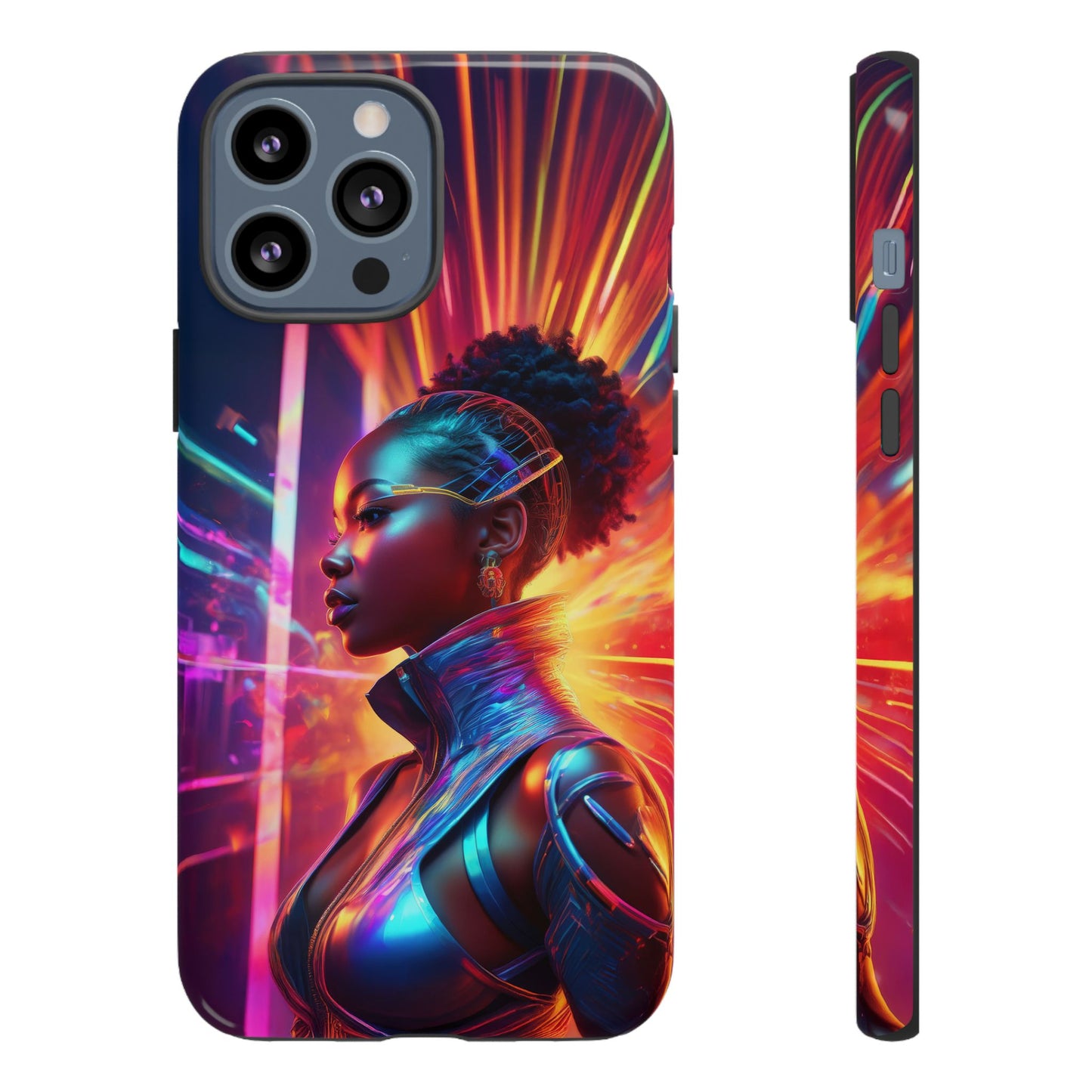 Futuristic Cyberpunk Female Cell Phone Case 001