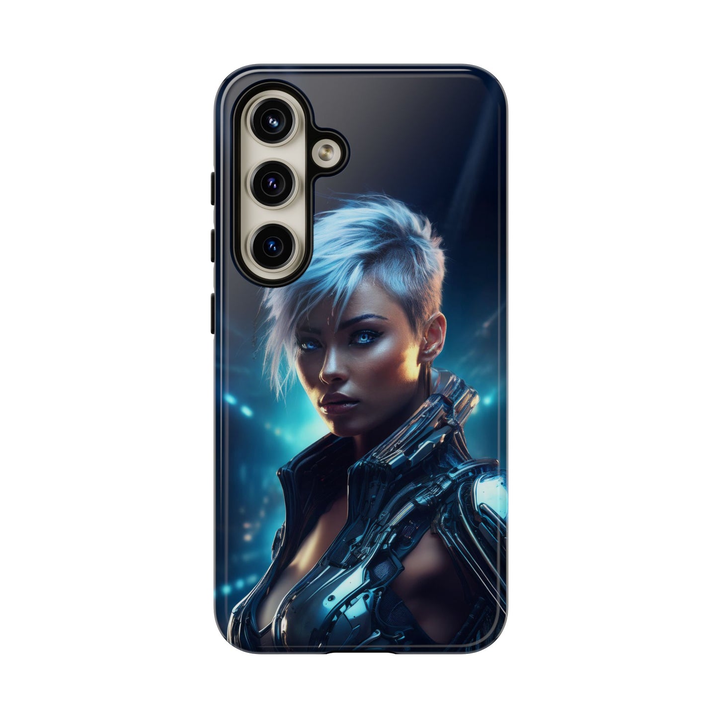 Futuristic Cyberpunk Female Cell Phone Case 027