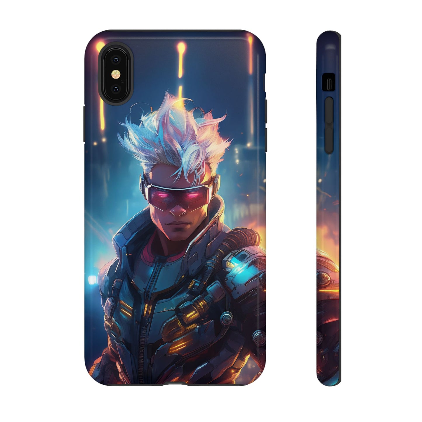 Futuristic Cyberpunk Male Cell Phone Case 018