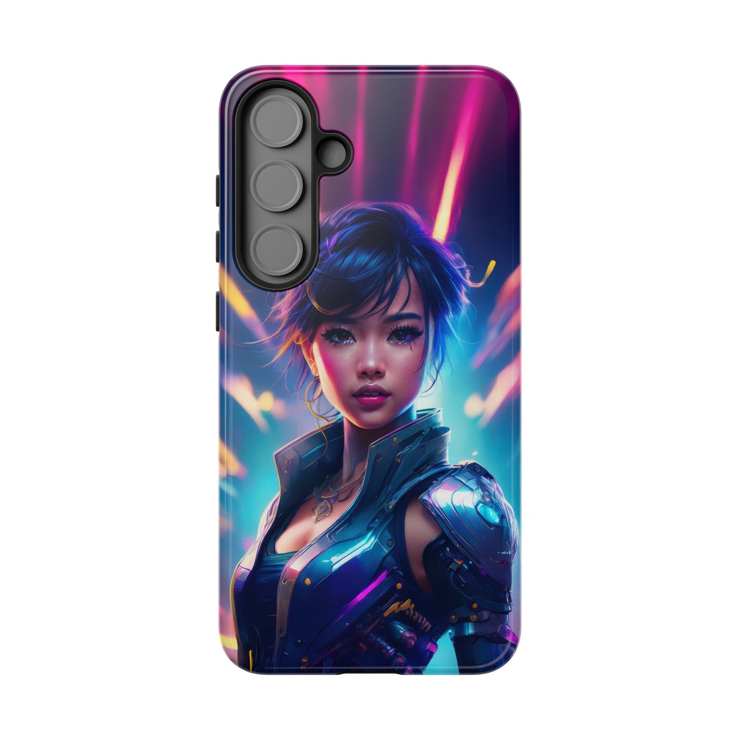 Futuristic Cyberpunk Female Cell Phone Case 024