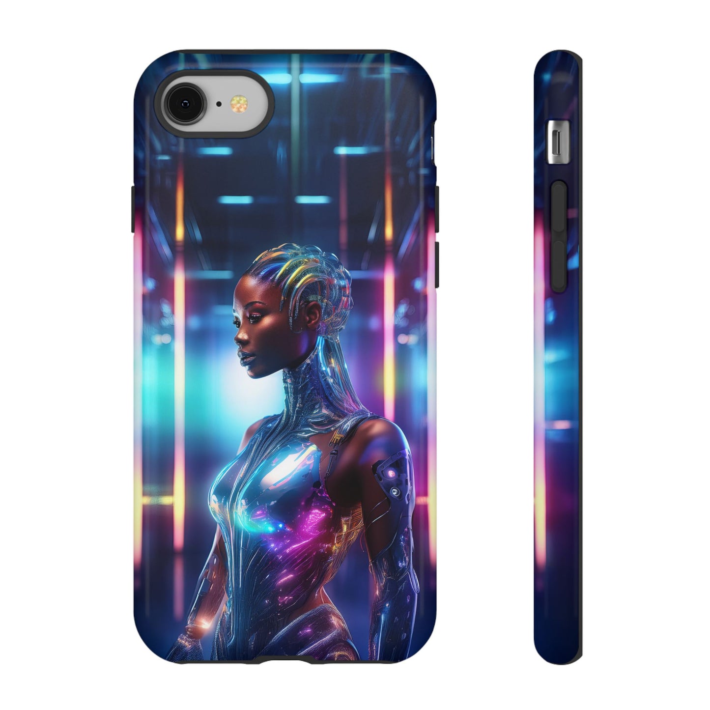 Futuristic Human Android Hybrid Cell Phone Case 014