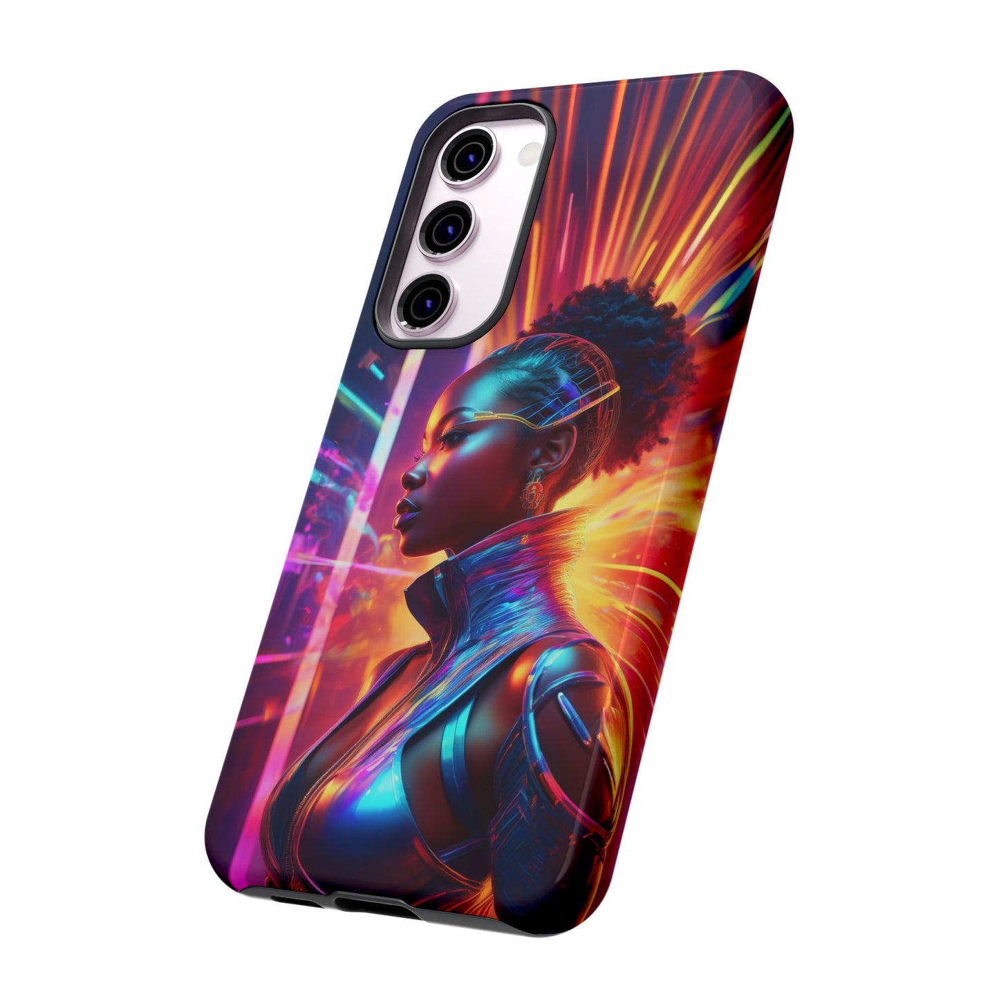 Futuristic Cyberpunk Female Cell Phone Case 001