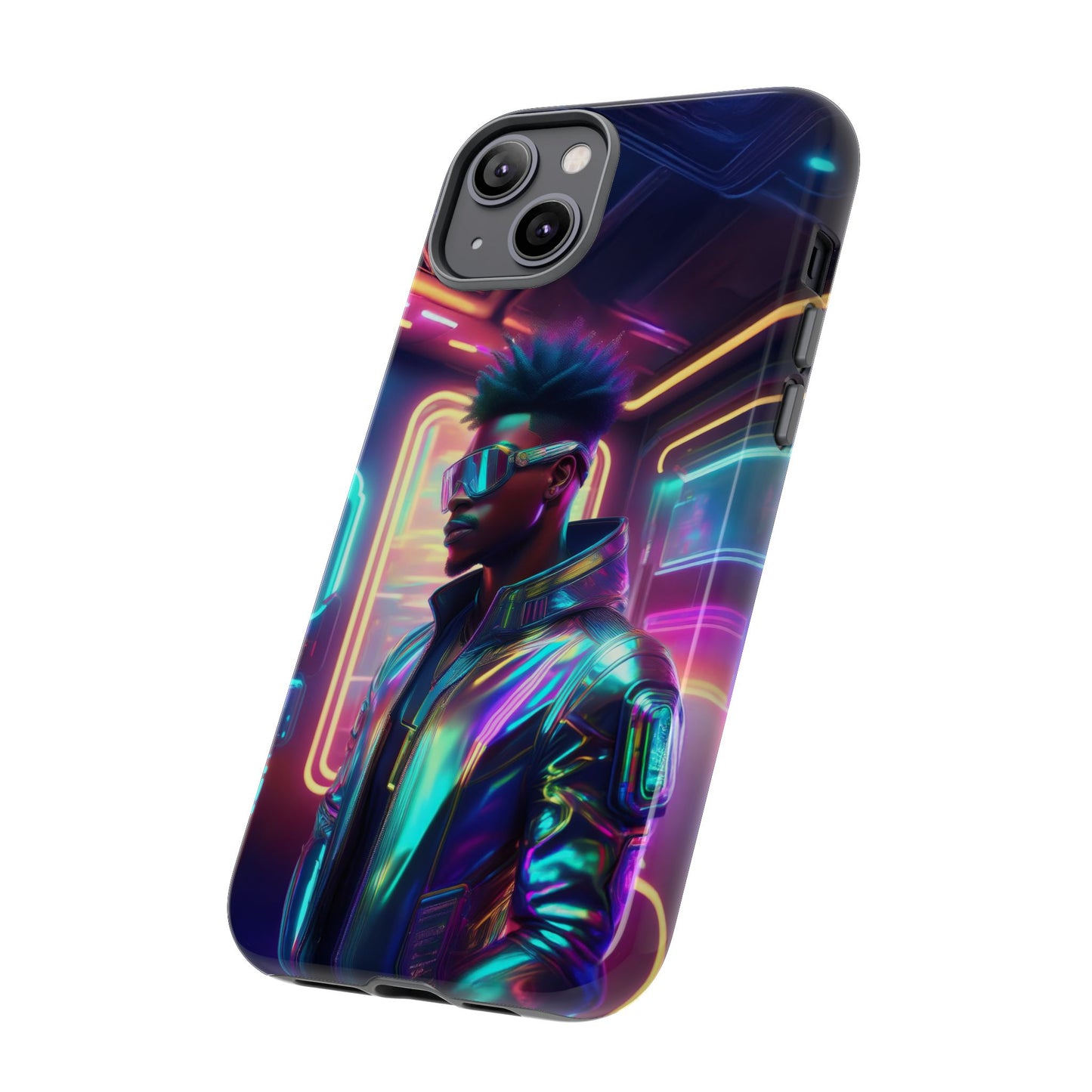 Futuristic Cyberpunk Male Cell Phone Case 004