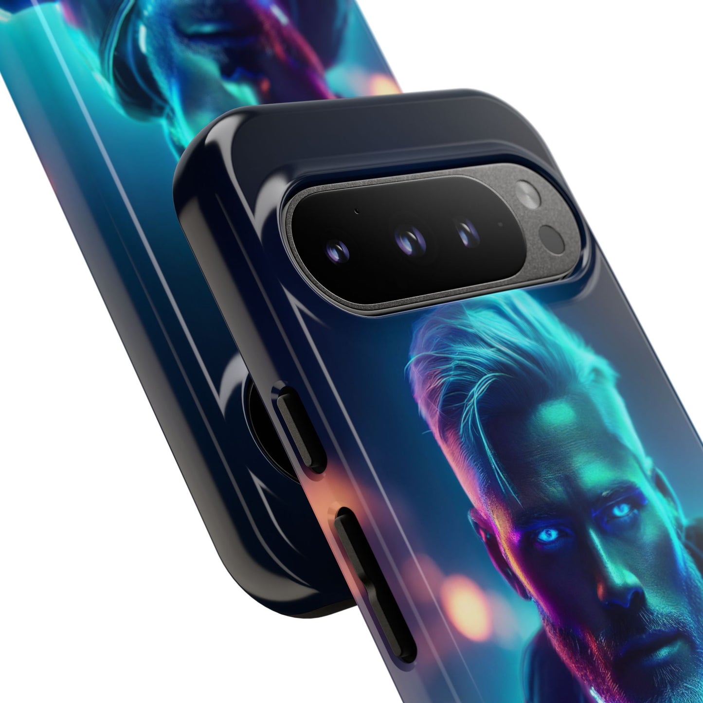 Futuristic Cyberpunk Male Cell Phone Case 023