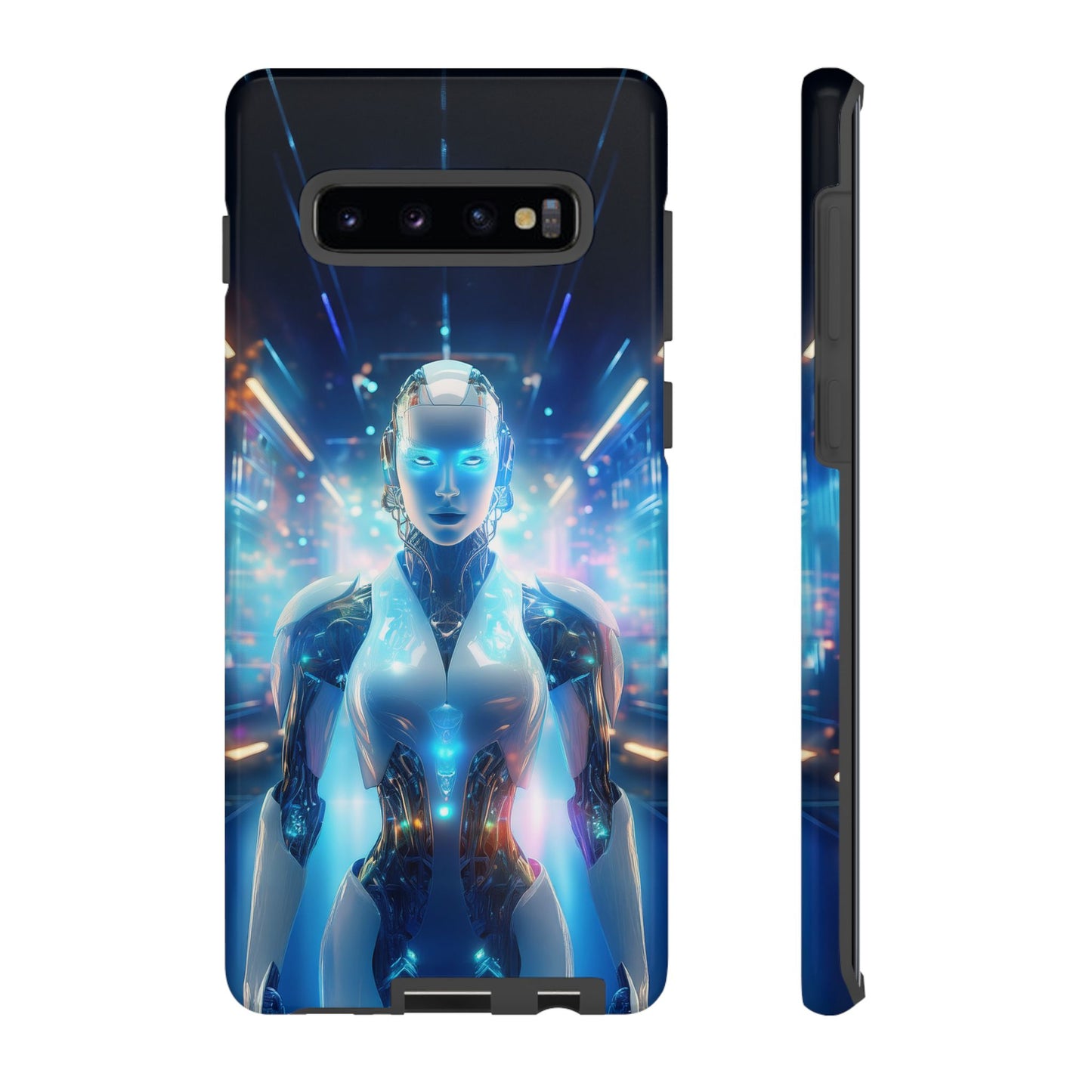 Futuristic Human Android Hybrid Cell Phone Case 012