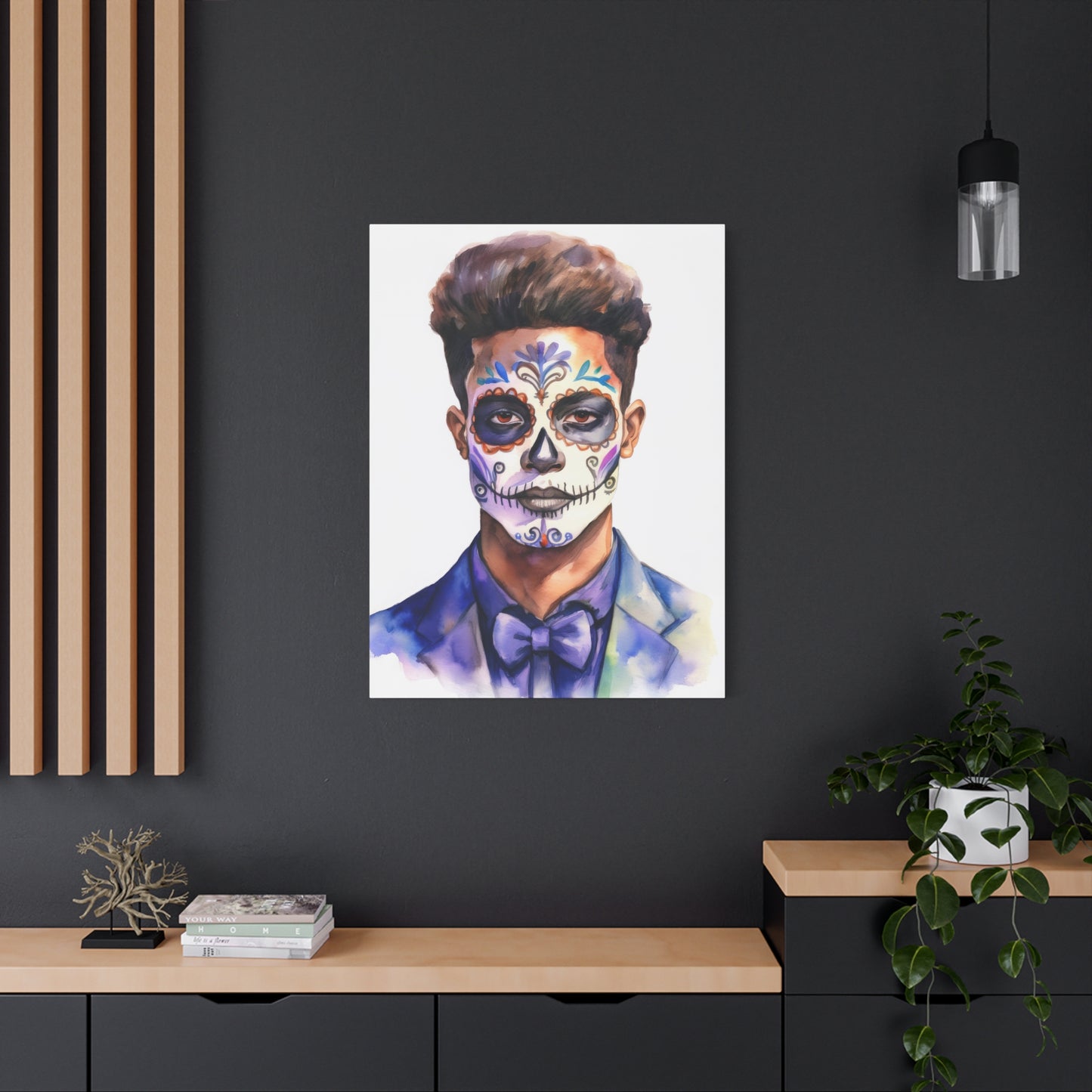 Dia de los Muertos Canvas Art | Day of the Dead - Stretched Matte Wall Decor 013