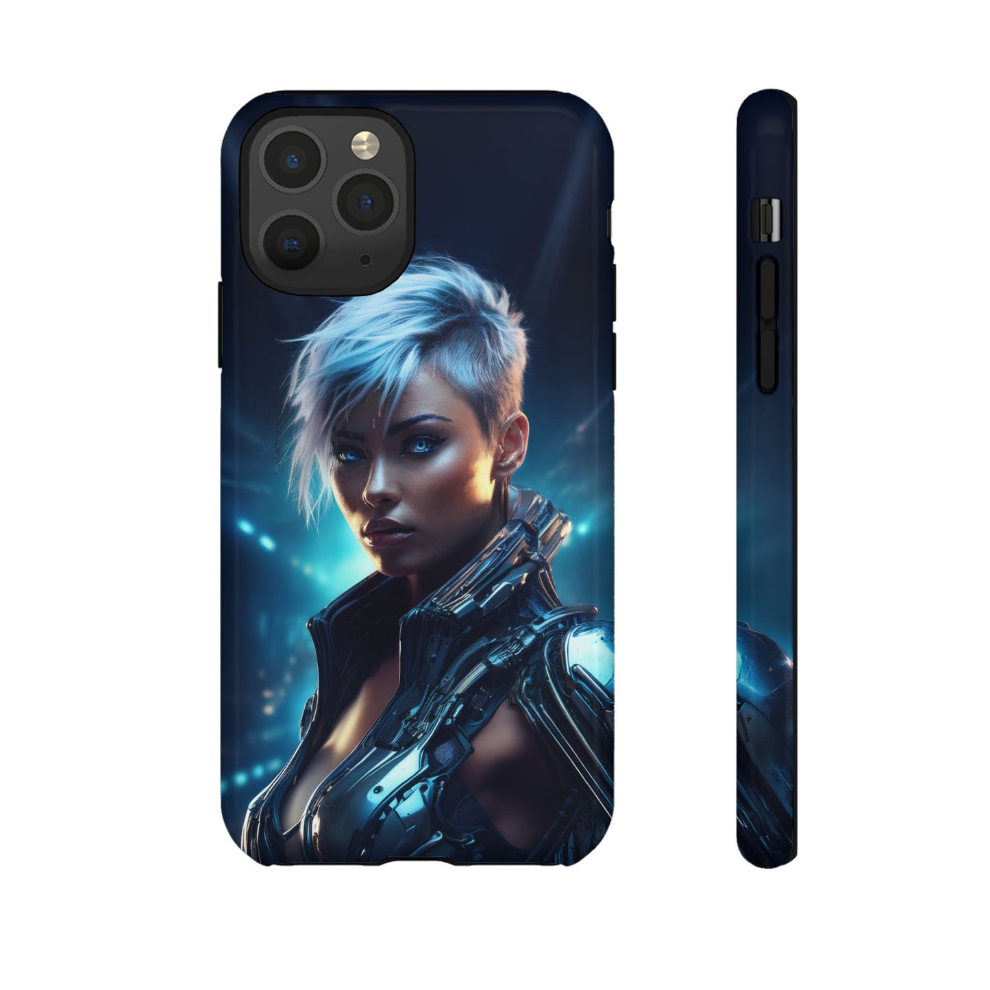 Futuristic Cyberpunk Female Cell Phone Case 027