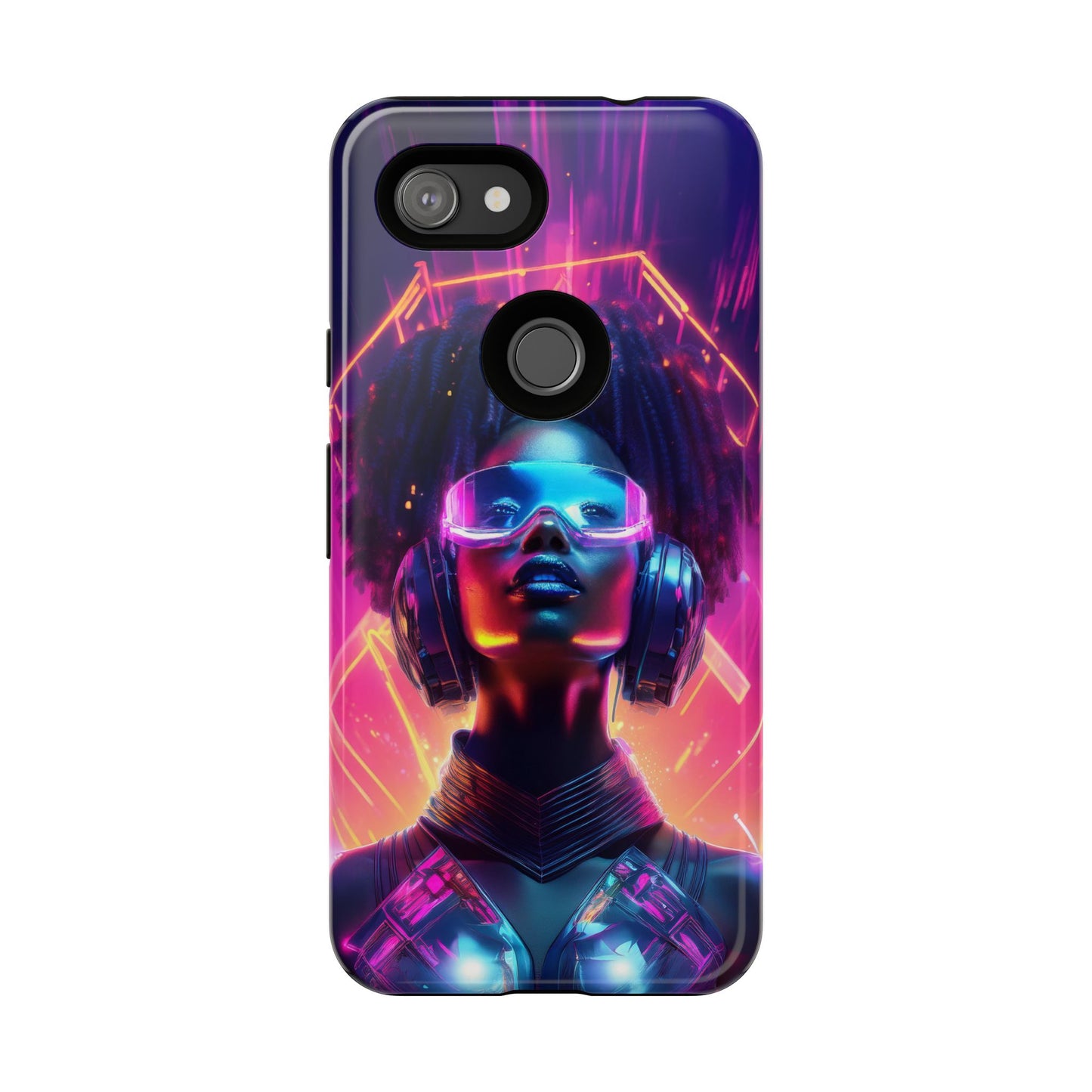 Futuristic Cyberpunk Female Cell Phone Case 030