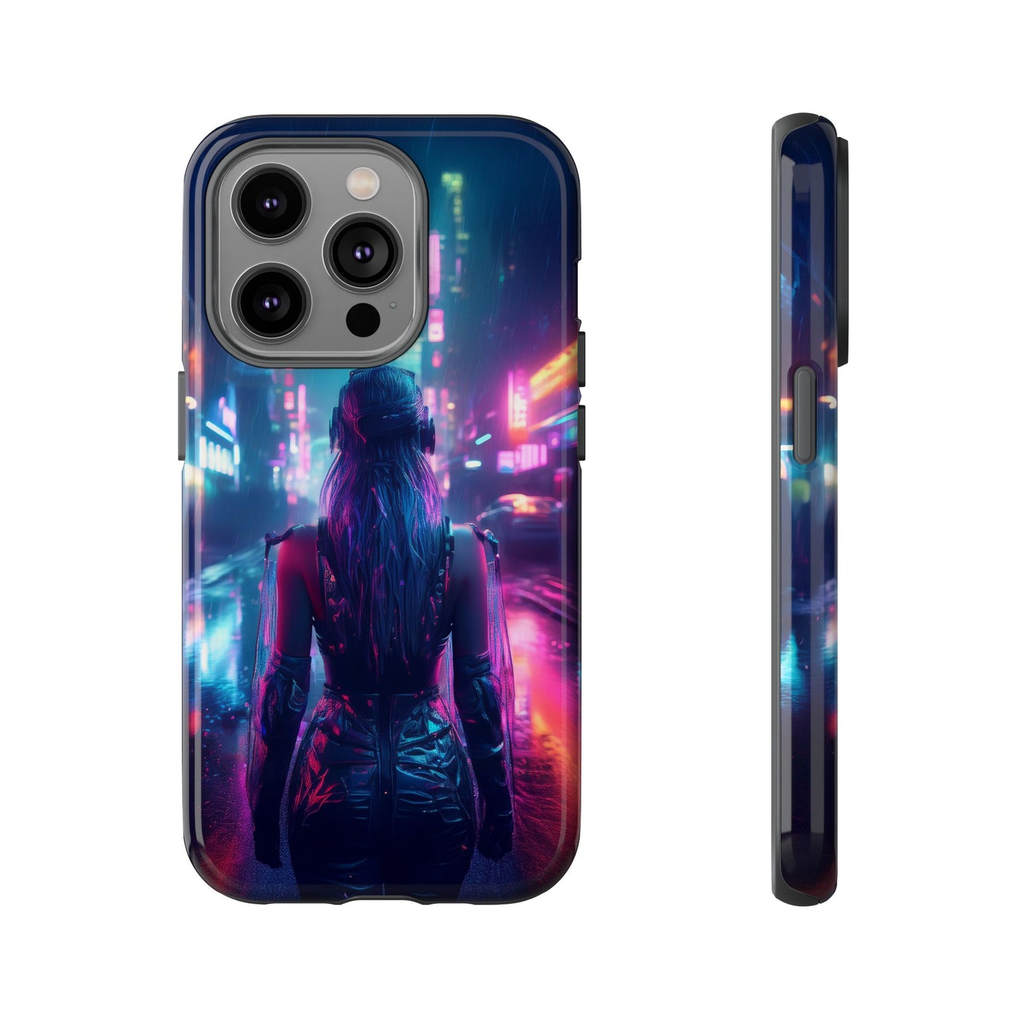 Futuristic Cyberpunk Female Cell Phone Case 032