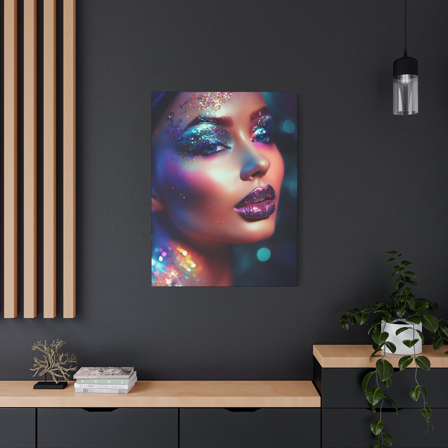 Glitter Love 011- Canvas Print – Vibrant Wall Decor