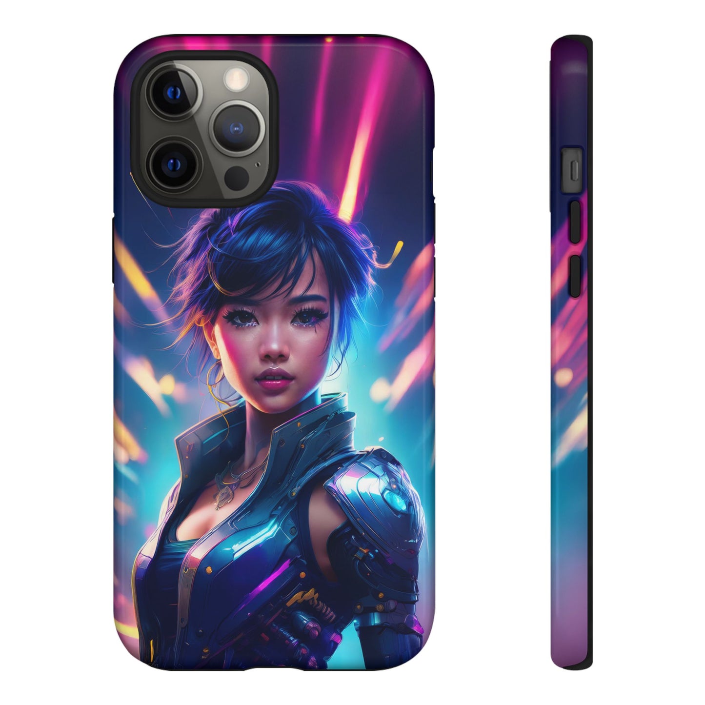 Futuristic Cyberpunk Female Cell Phone Case 024