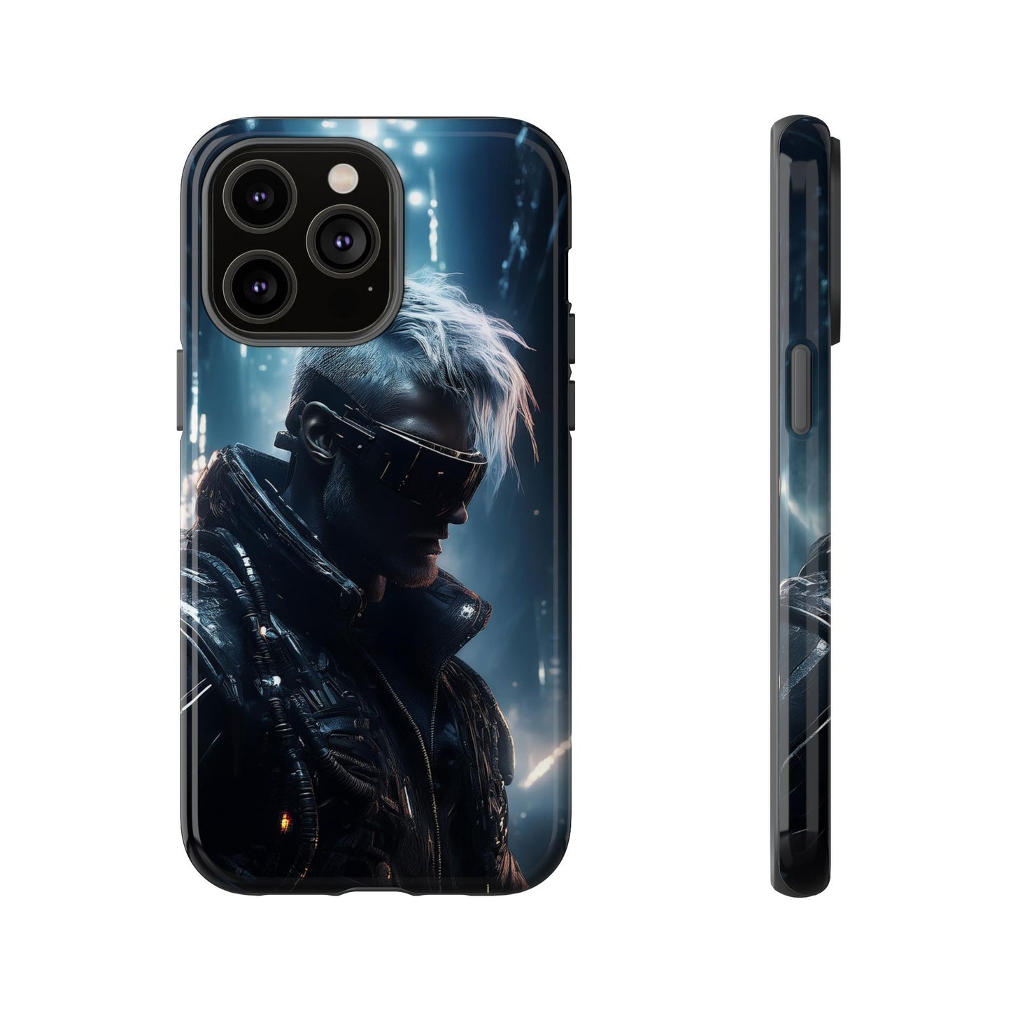 Futuristic Cyberpunk Male Cell Phone Case 025