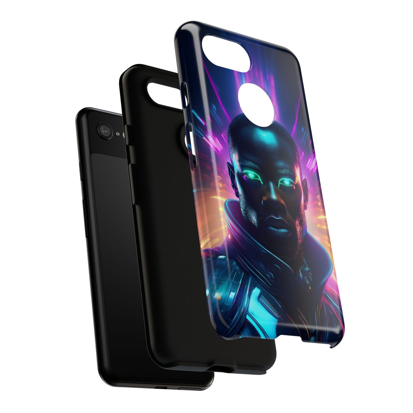 Futuristic Cyberpunk Male Cell Phone Case 022