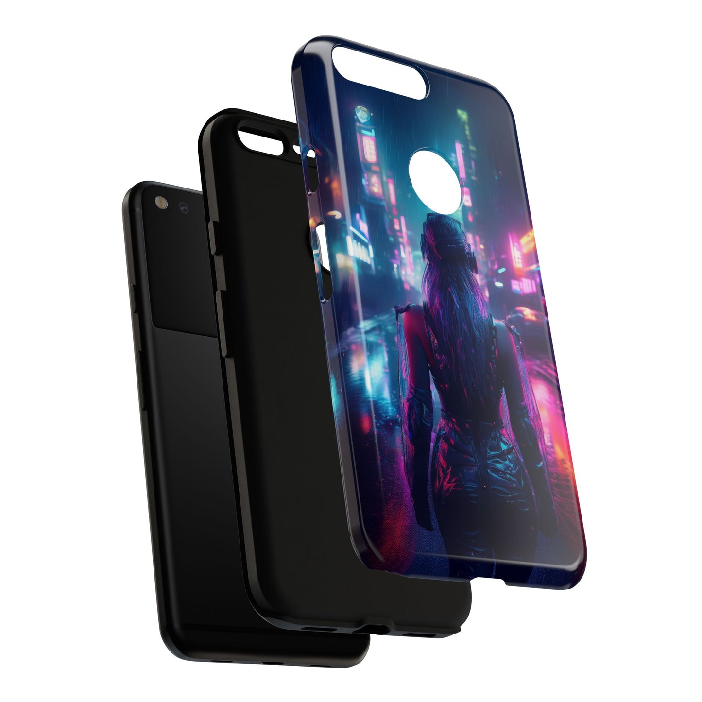 Futuristic Cyberpunk Female Cell Phone Case 032