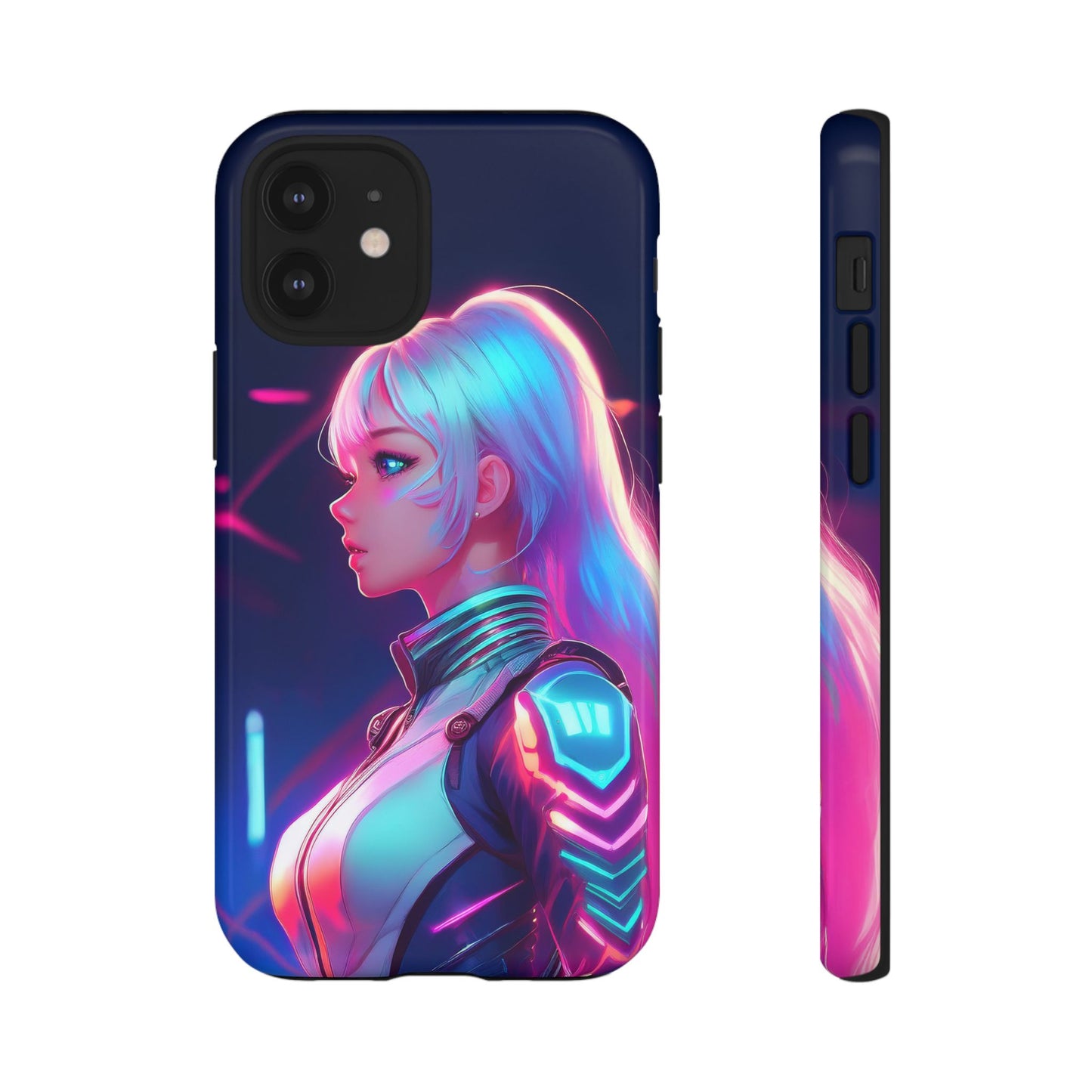 Futuristic Cyberpunk Female Cell Phone Case 009