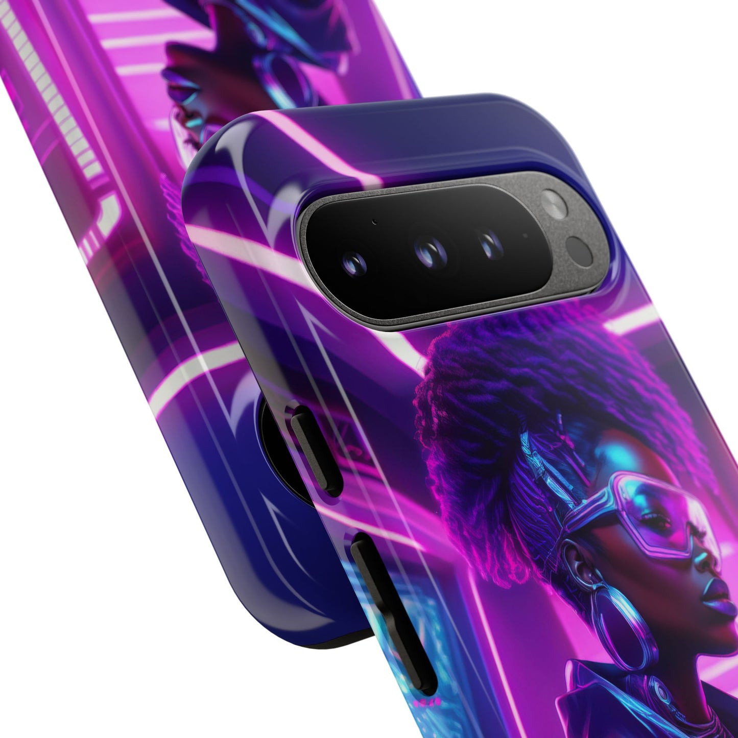 Futuristic Cyberpunk Female Cell Phone Case 004