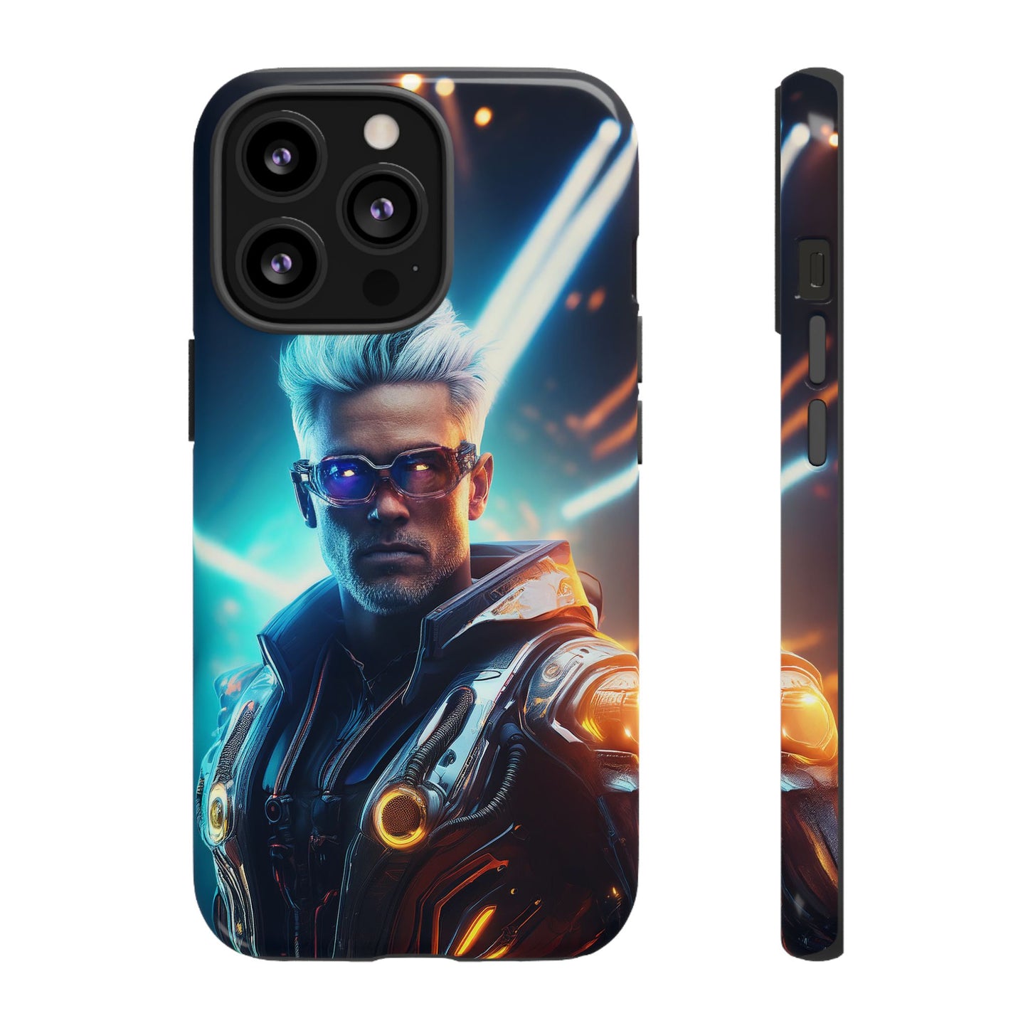 Futuristic Cyberpunk Male Cell Phone Case 013