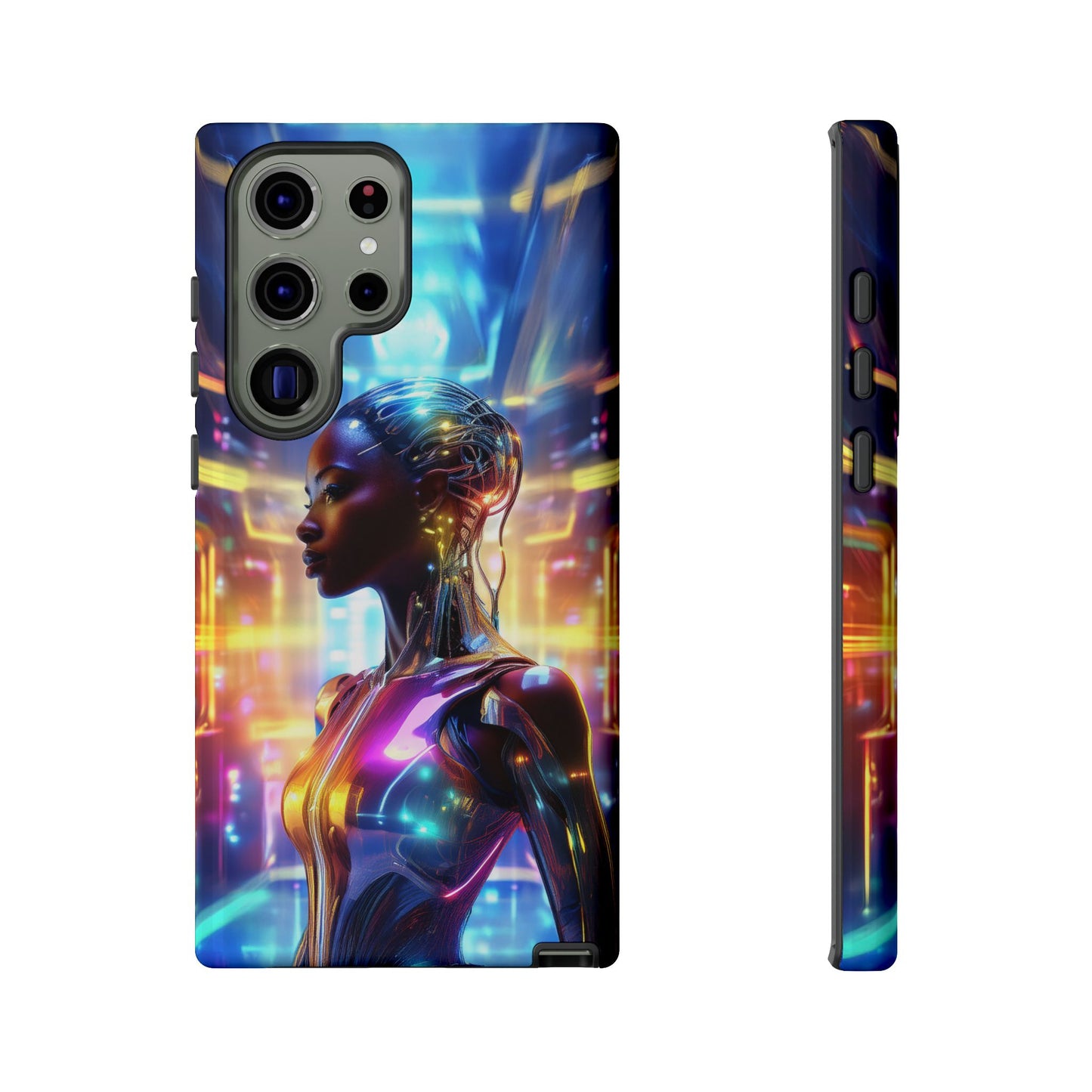 Futuristic Human Android Hybrid Cell Phone Case 011