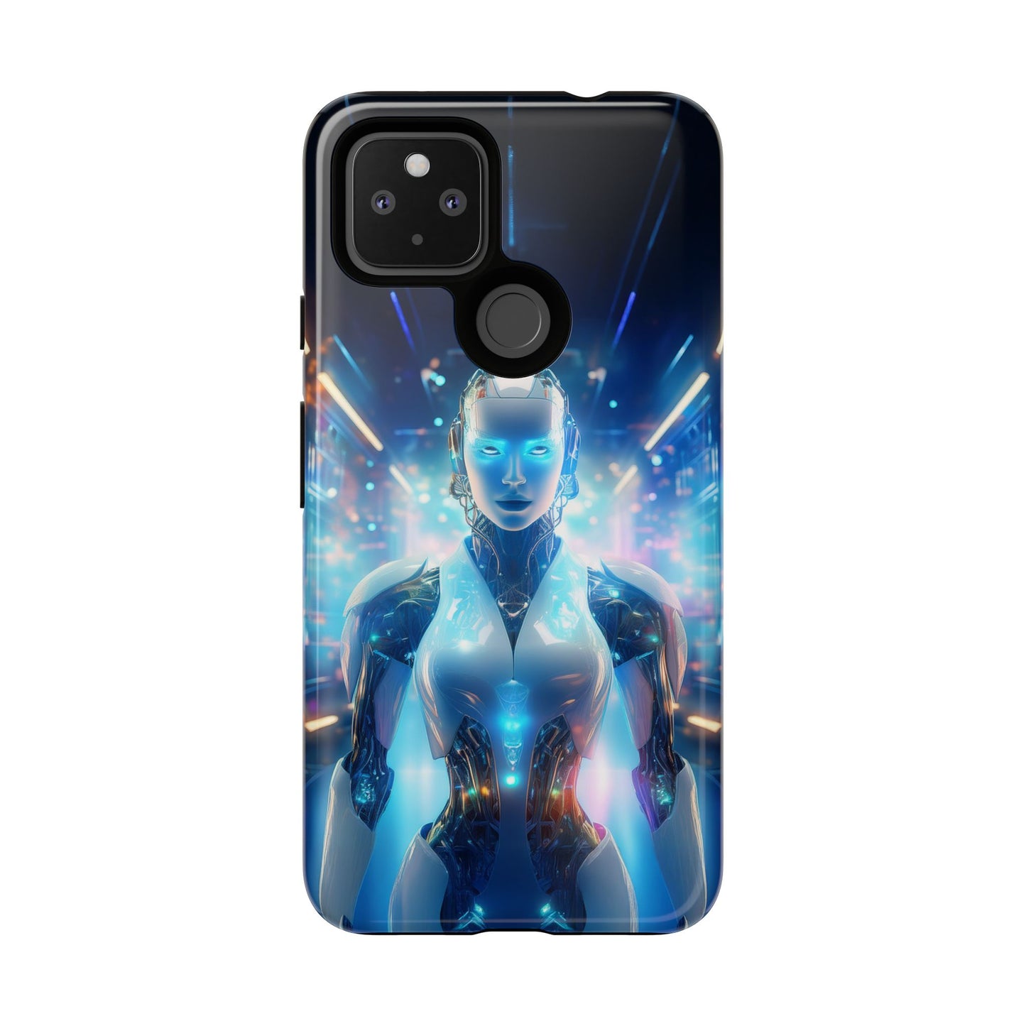 Futuristic Human Android Hybrid Cell Phone Case 012