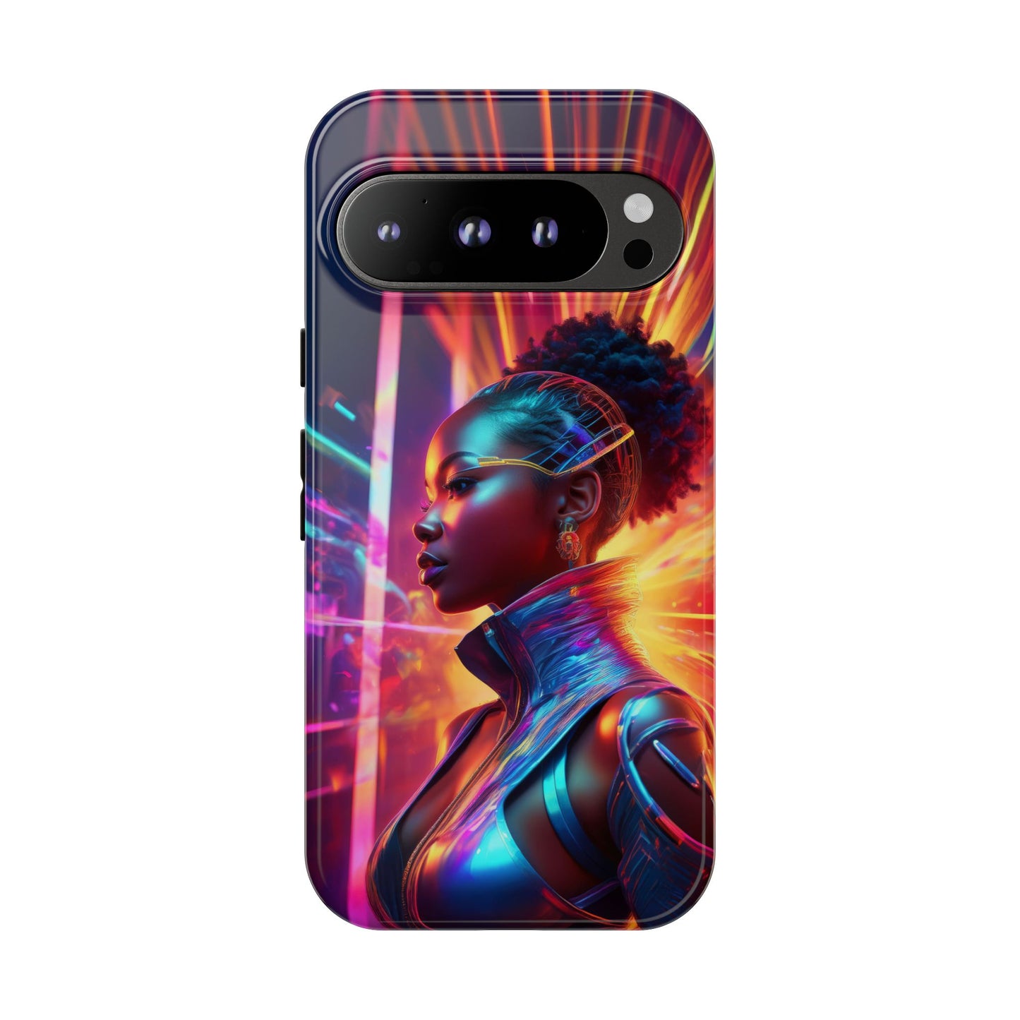 Futuristic Cyberpunk Female Cell Phone Case 001